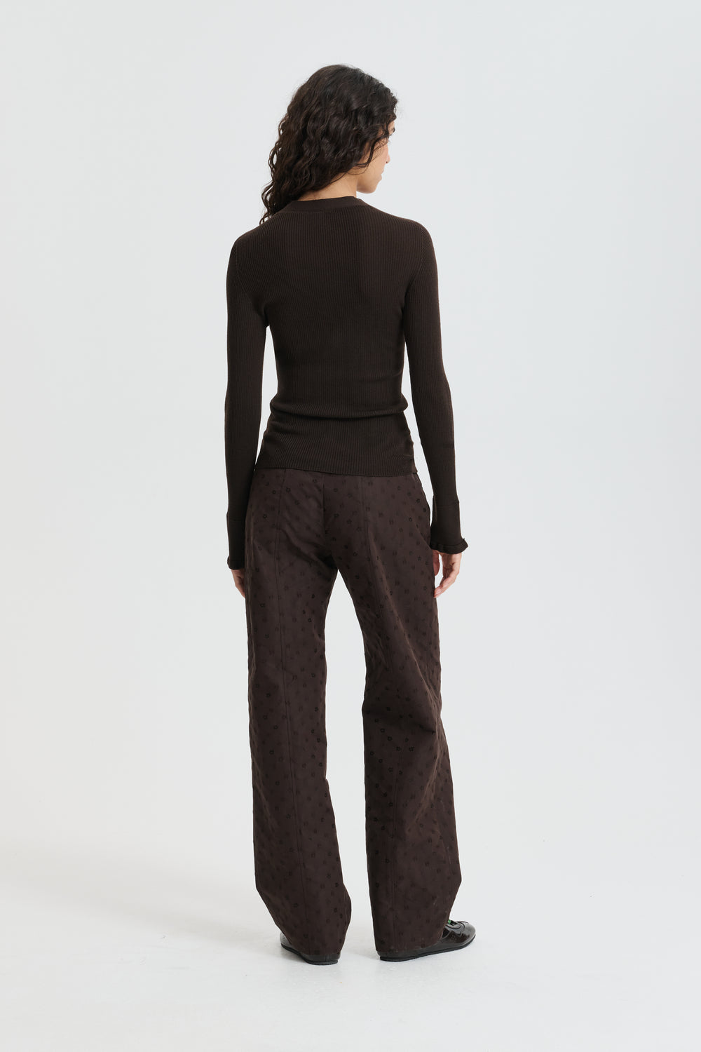 CBFOLKE | CARDIGAN LIGHT MERINO WOOL BROWN