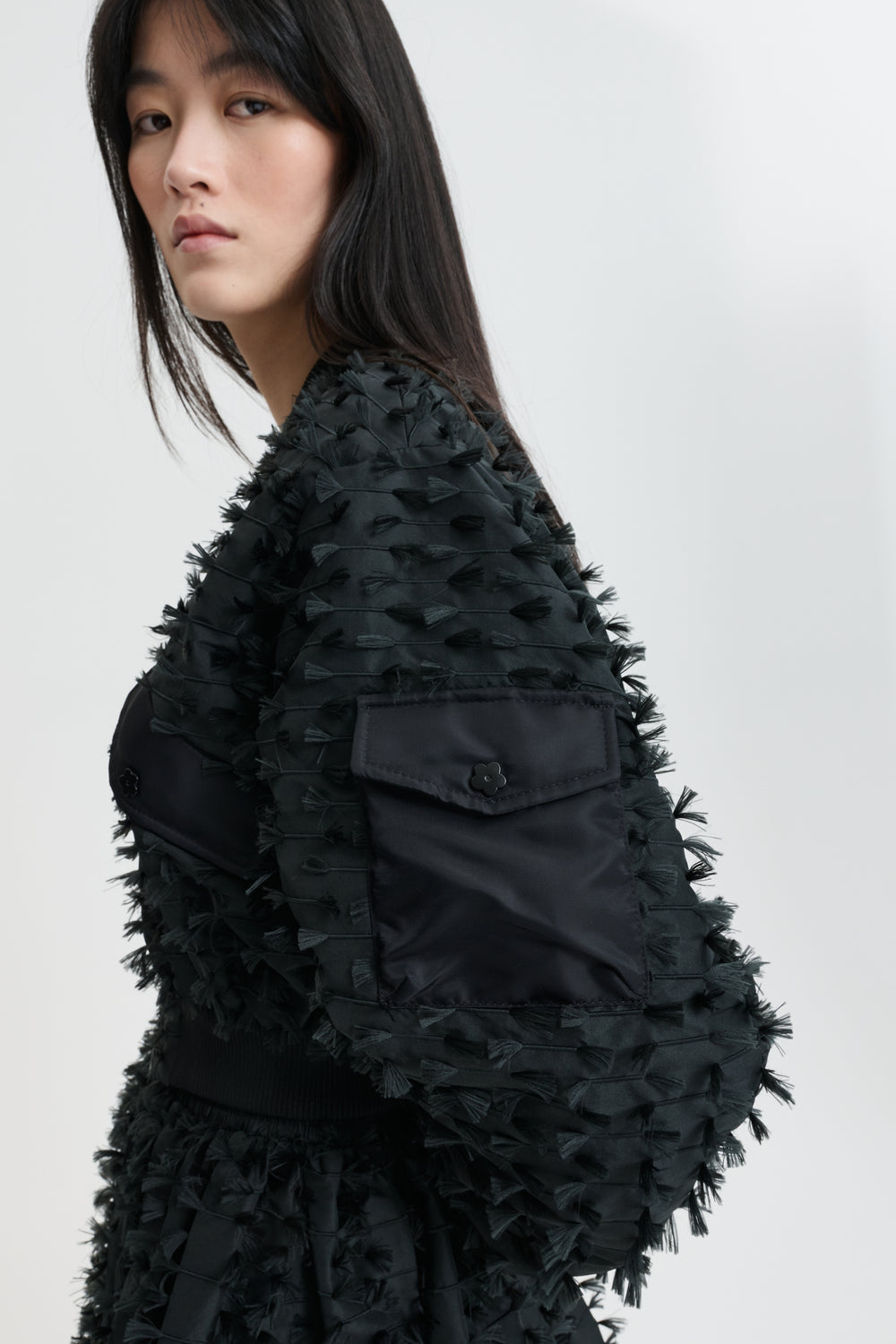 CBCALLIE | BOMBER FIAMMA FIL-COUPÉ BLACK