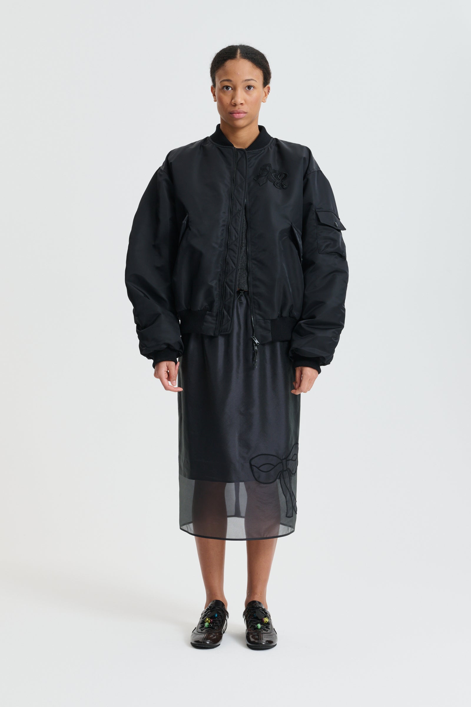 CBFEILAN | BOMBER TECHNICAL NYLON BLACK