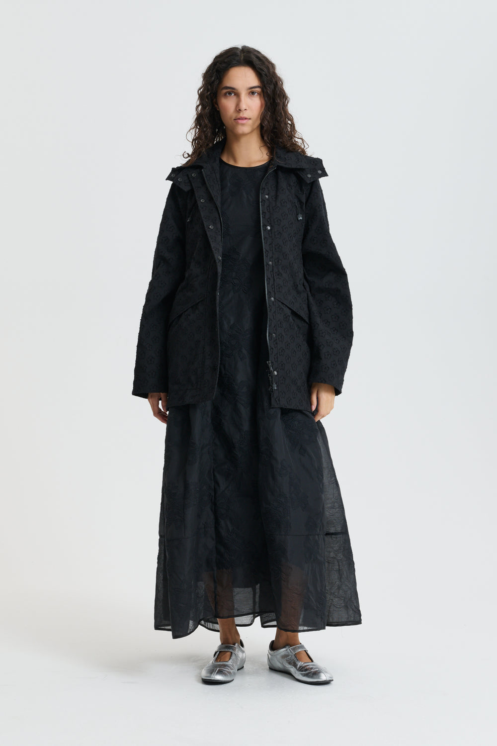 CBFINN | JACKET WINDFLOWER TECH BLACK