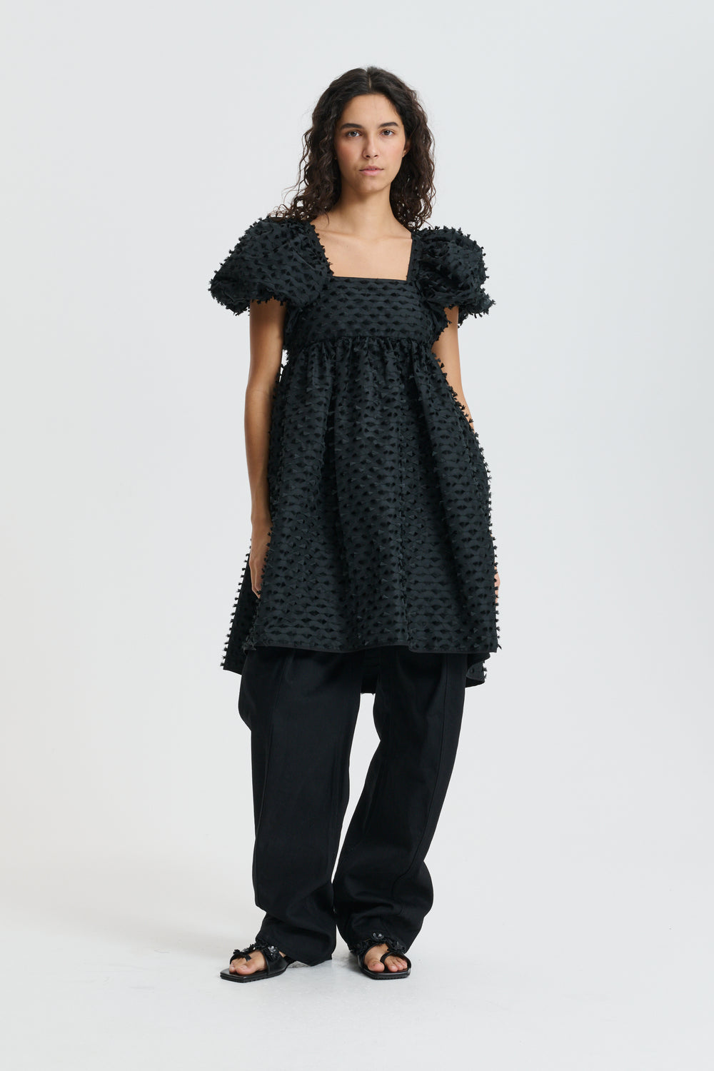 CBTILDE | DRESS FIAMMA FIL-COUPÉ BLACK