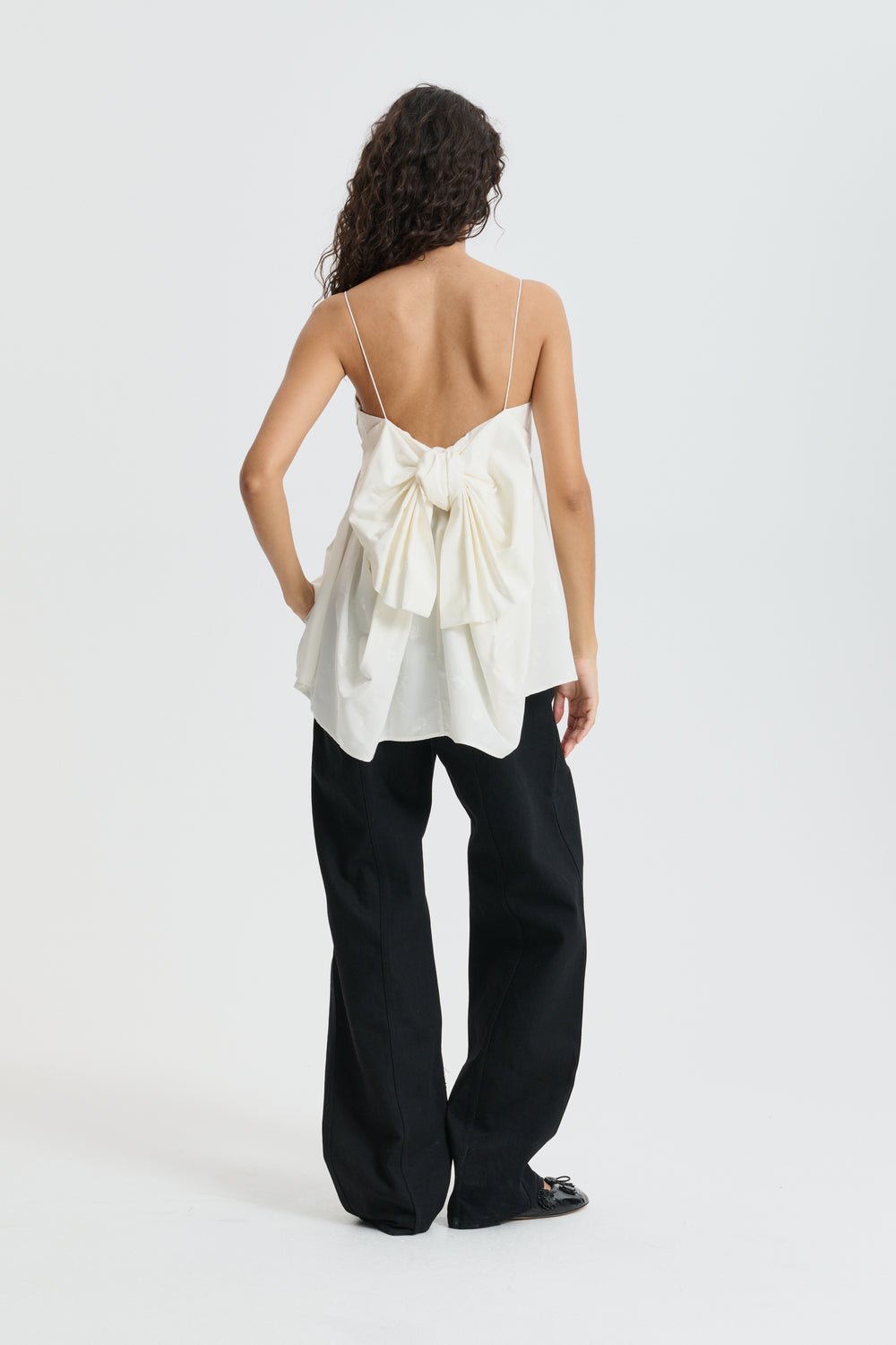 CBVERONICA | TOP DITSY BELLIS WHITE
