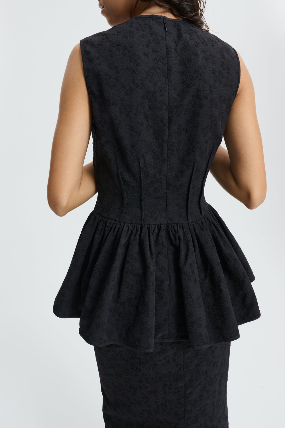 CBDAIMI | TOP EIRA MATELASSÉ BLACK