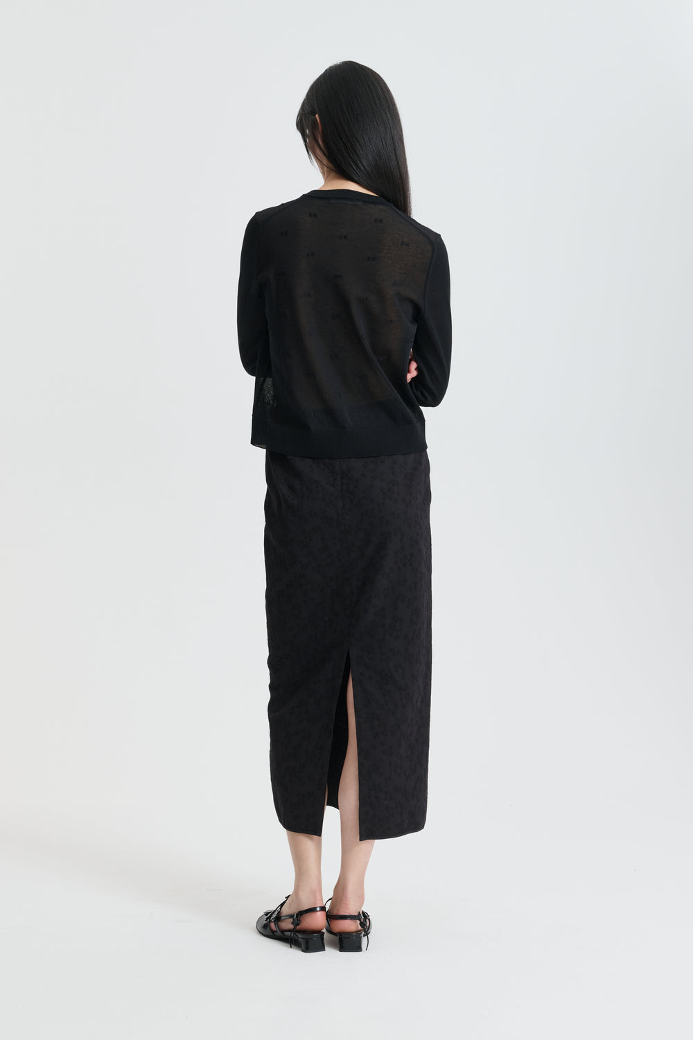 CBUKA | SKIRT EIRA MATELASSÉ BLACK