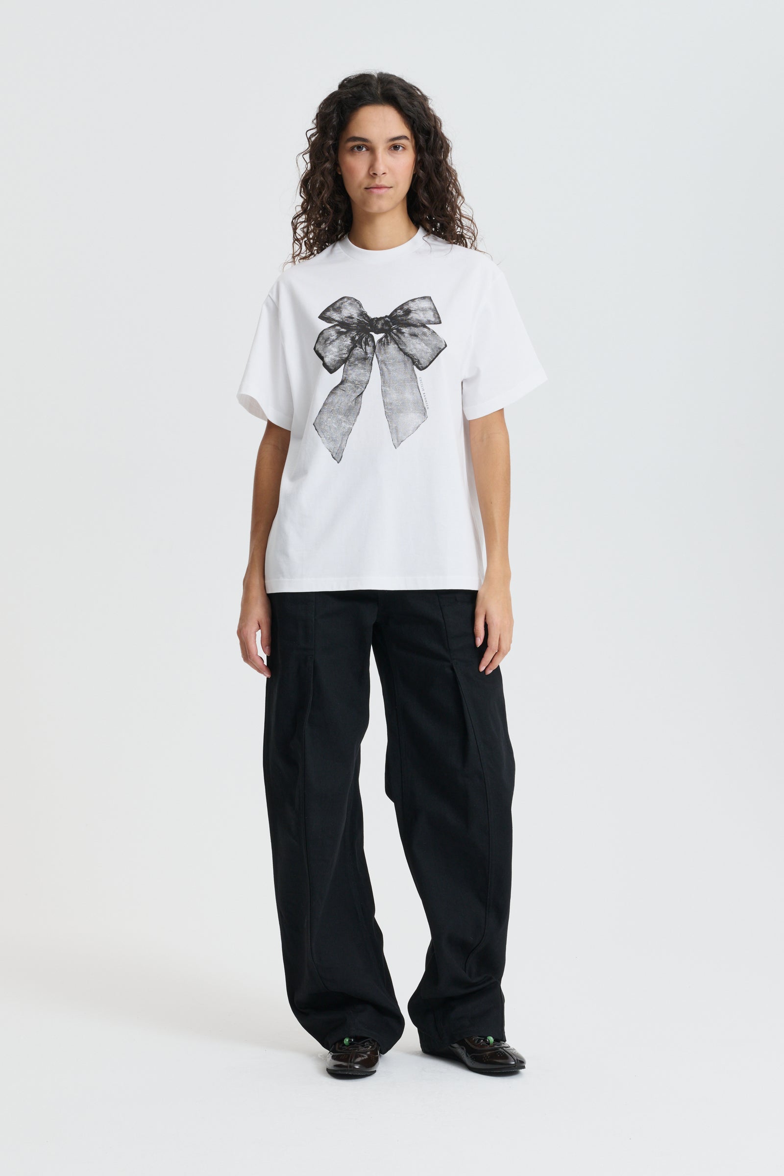 CBDOROTHY | T-SHIRT JERSEY WHITE / BLACK