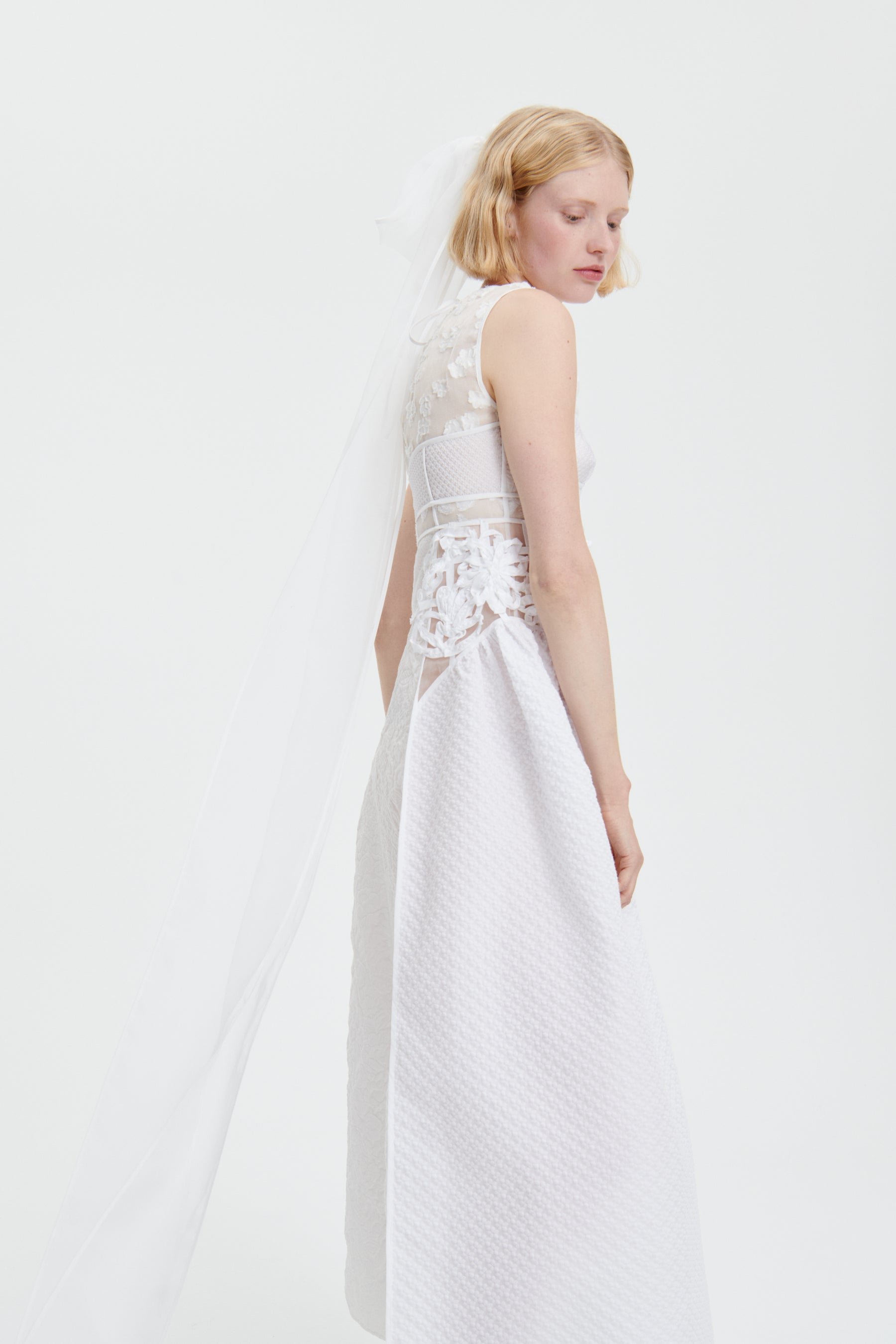【CECILIE BAHNSEN】OONA ドレス CECILIE BAHNSEN Oona shirred ruffled taffeta mini dress
