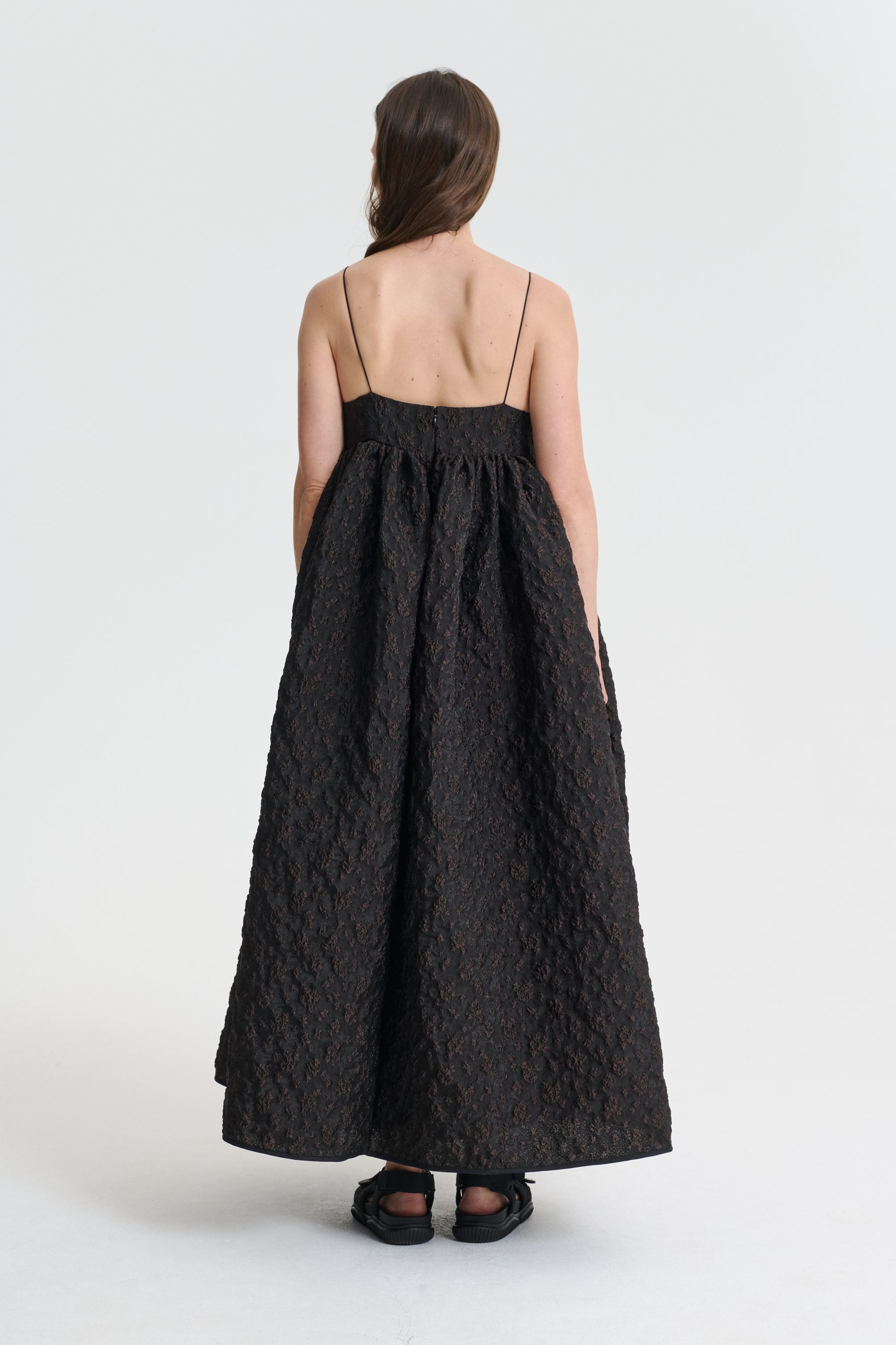 CECILIE BAHNSEN / PRIMROSE ブラックドレス　コットン CECILIE BAHNSEN / PRIMROSE ブラックドレス コットン