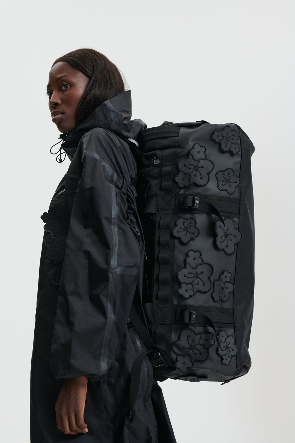 THE NORTH FACE X CECILIE BAHNSEN AUDREY BASE CAMP DUFFEL (M) | BLACK