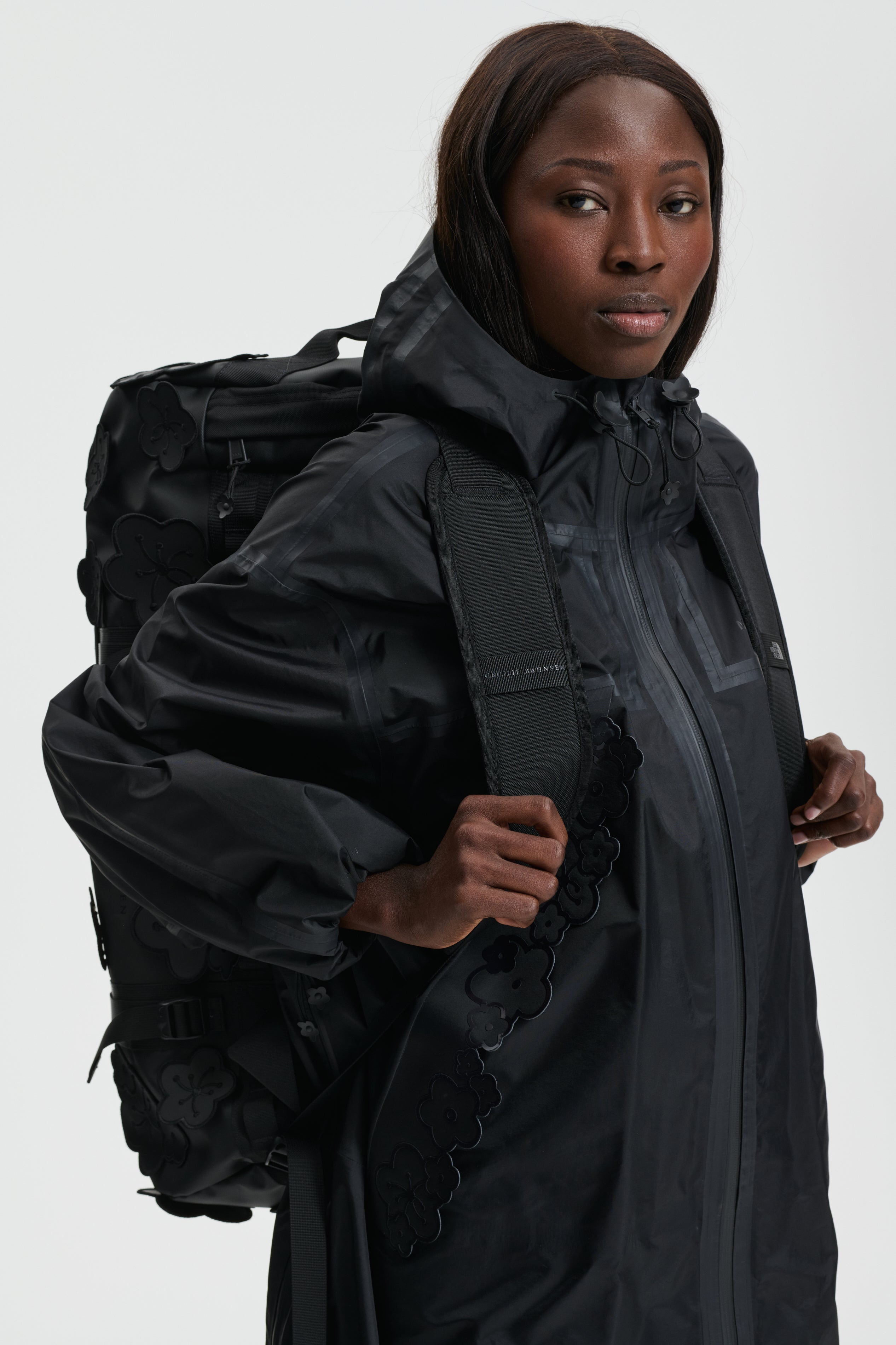 THE NORTH FACE X CECILIE BAHNSEN AUDREY BASE CAMP DUFFEL (M) | BLACK