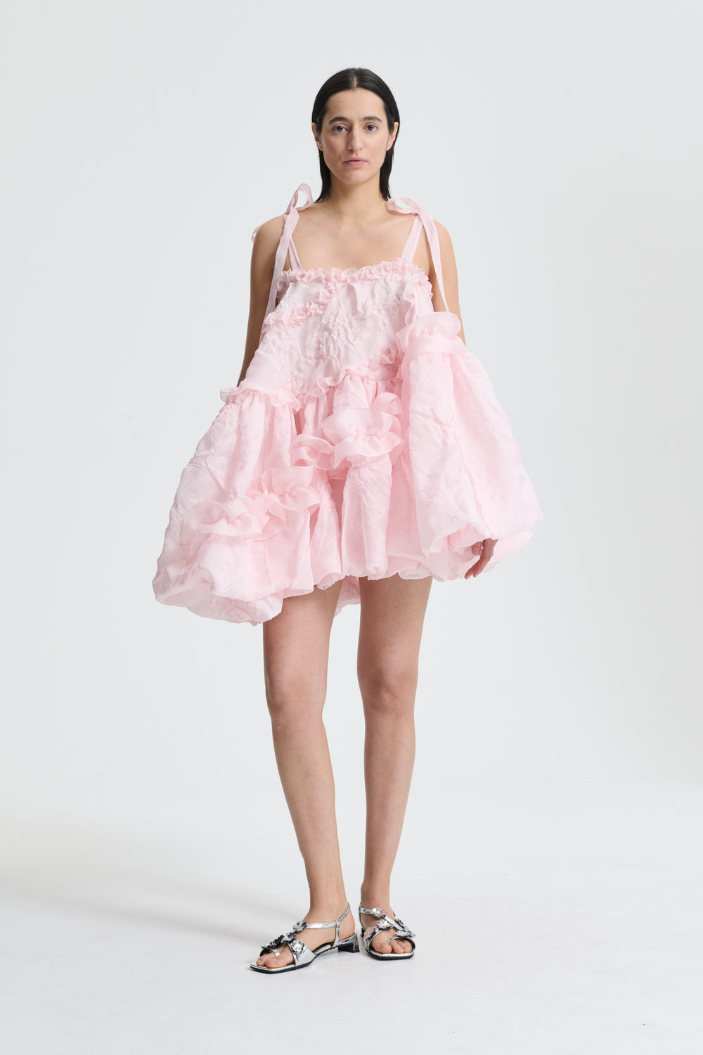 CRISTINA | DRESS PAPAVERO SMOCK LIGHT PINK