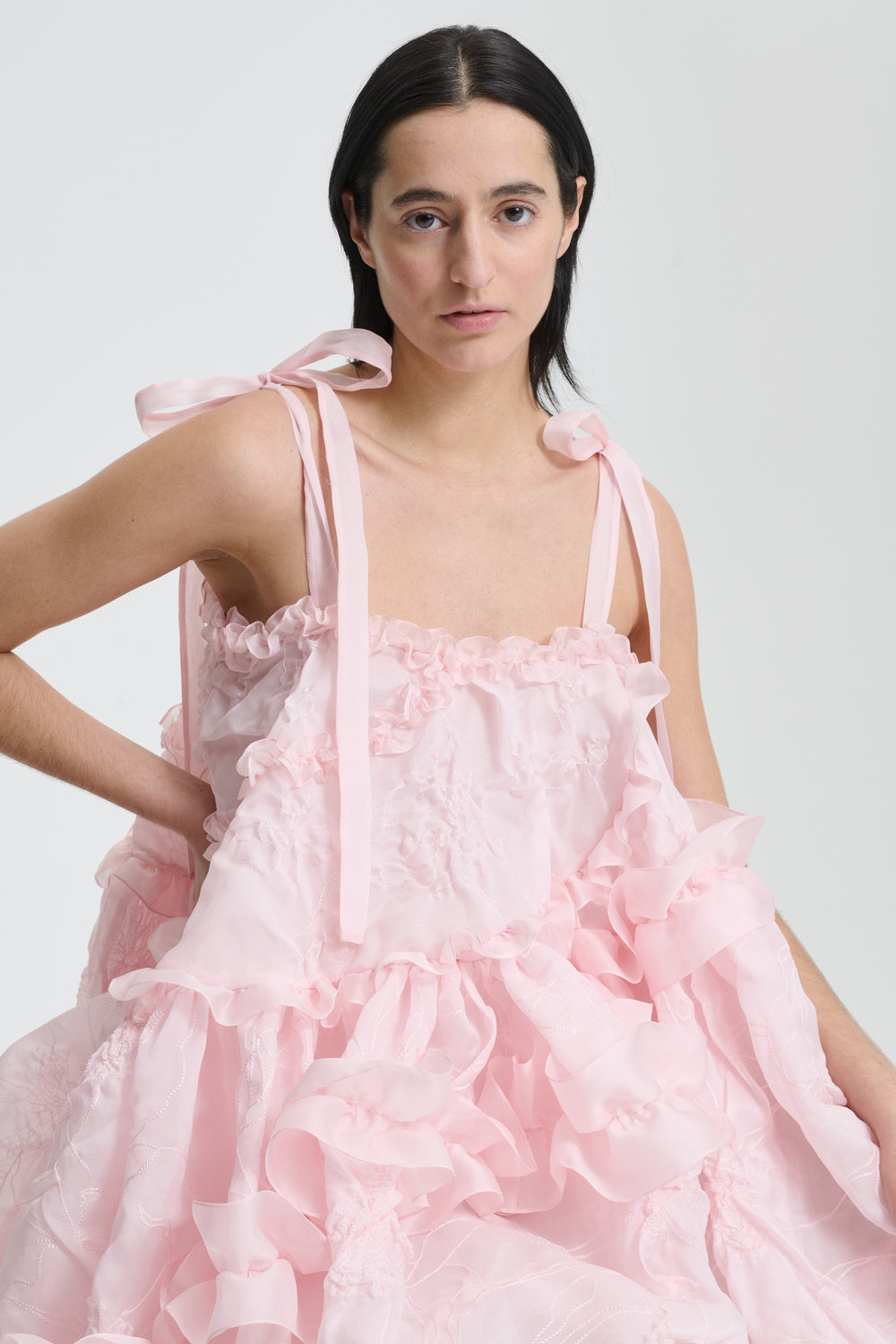 CRISTINA | DRESS PAPAVERO SMOCK LIGHT PINK