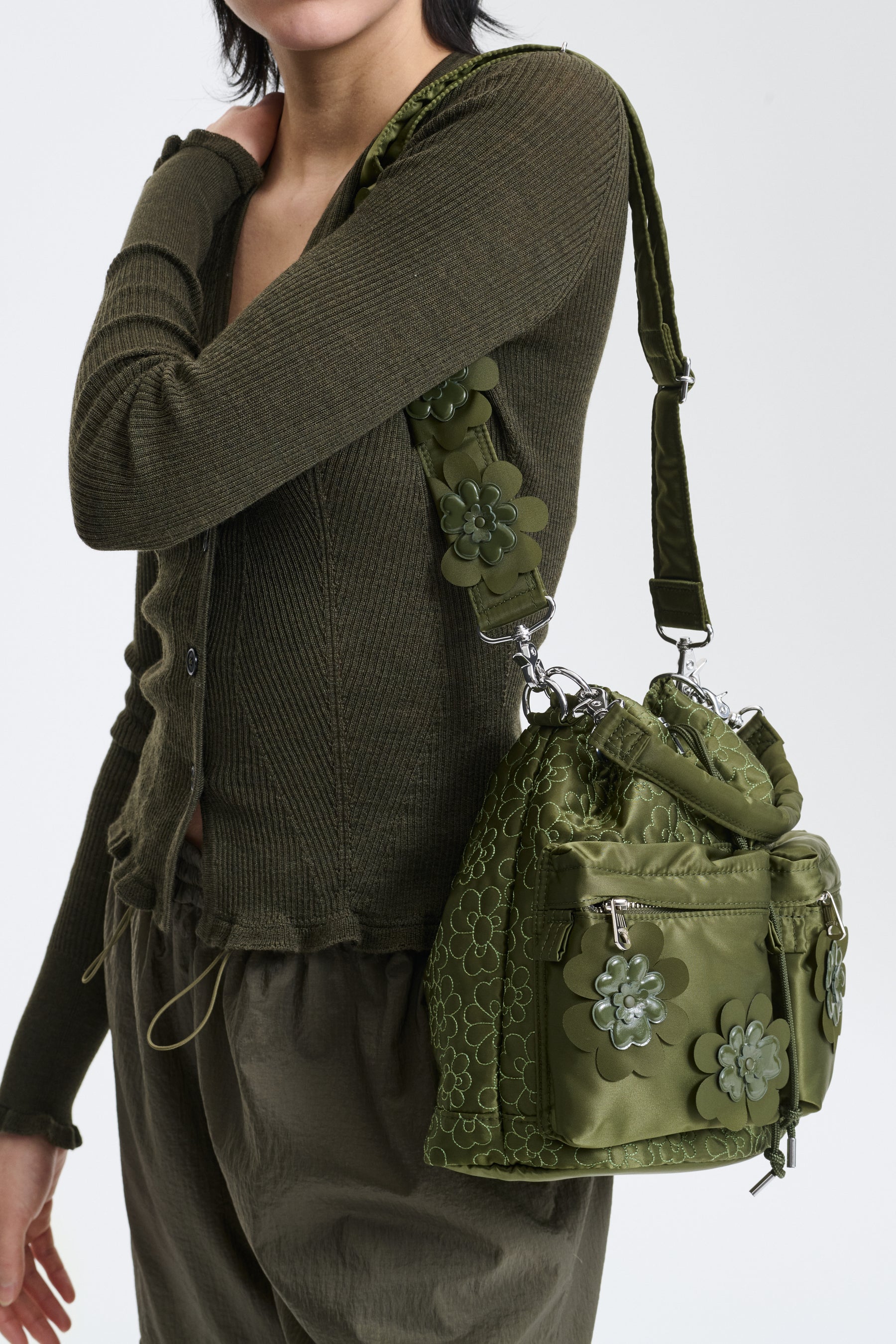 CECILIE BAHNSEN X PORTER 2WAY TOOL | BAG OLIVE