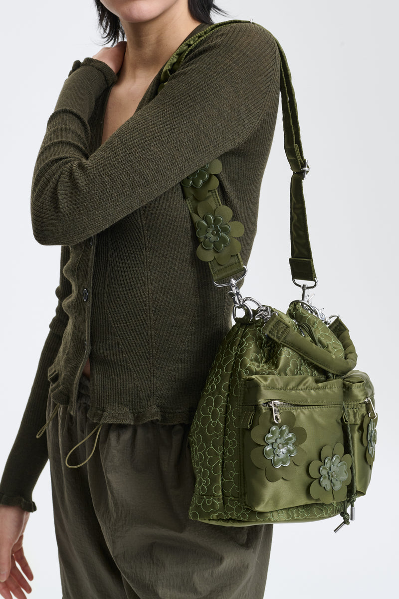 バッグ PORTER x CECILIE BAHNSEN 2Way Tool Bag CECILIE BAHNSEN X PORTER 2WAY TOOL | BAG OLIVE