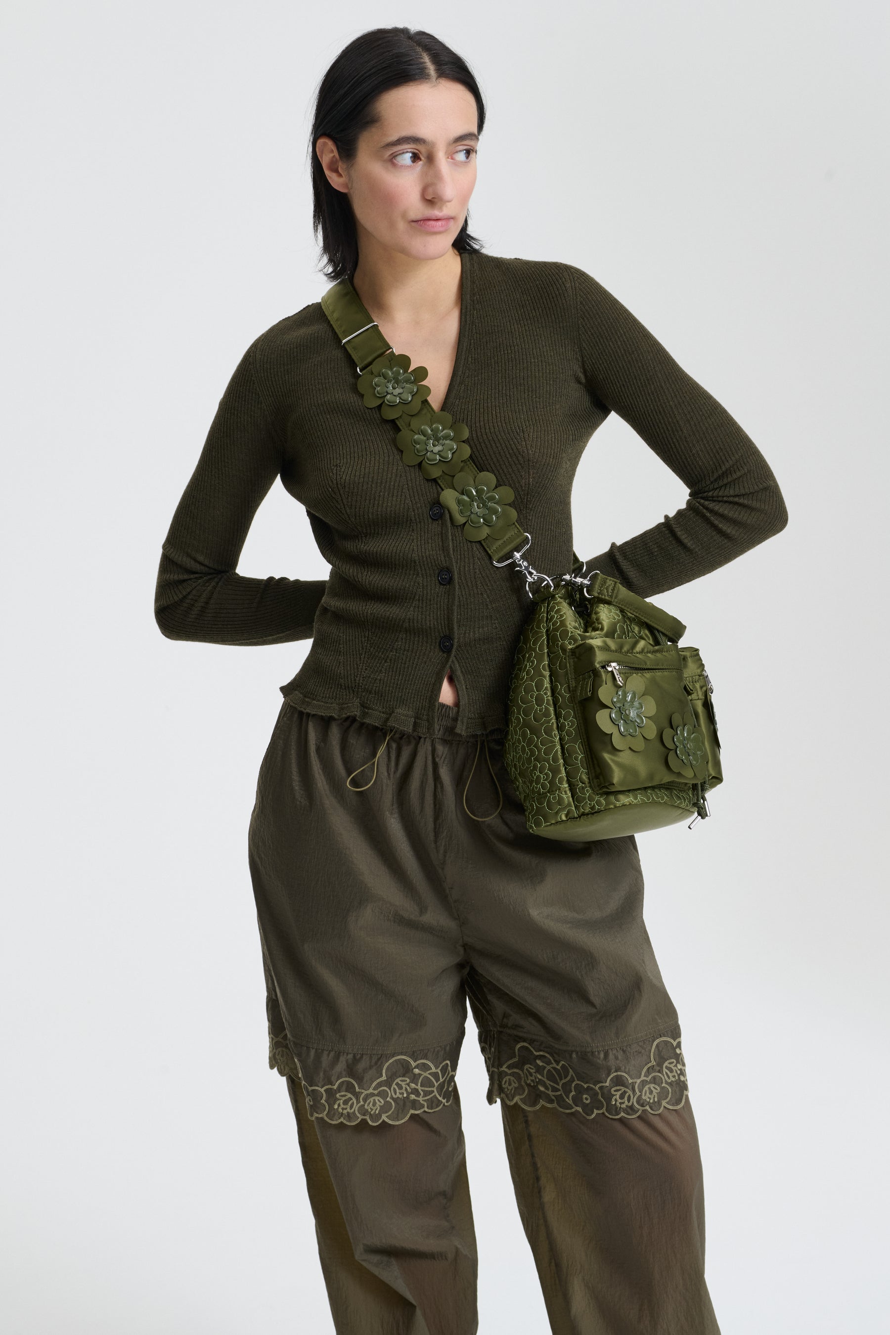 CECILIE BAHNSEN X PORTER 2WAY TOOL | BAG OLIVE