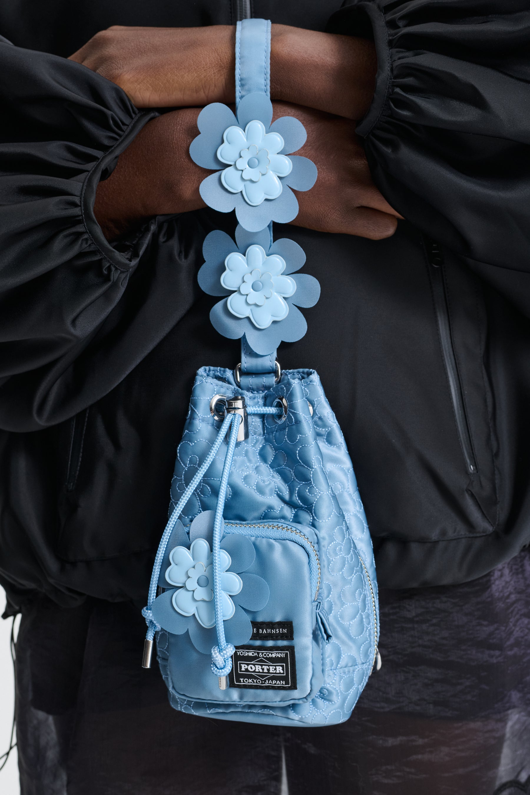 CECILIE BAHNSEN X PORTER BONSACK MINI | BAG LIGHT BLUE