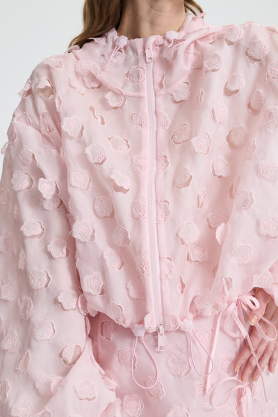 AISHA | JACKET DRIZZLED ORGANZA LIGHT PINK – Cecilie Bahnsen