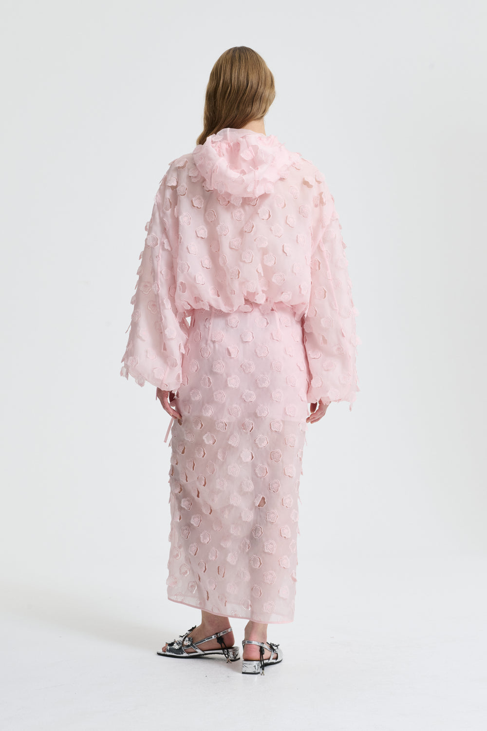 APRIL | SKIRT DRIZZLED ORGANZA LIGHT PINK