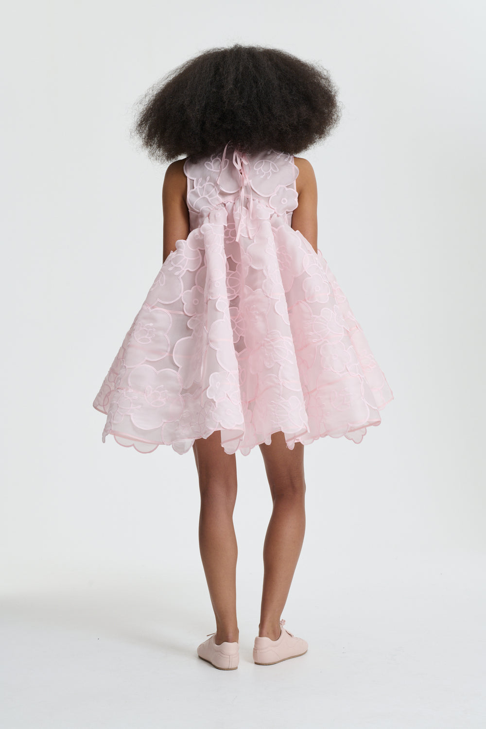 BELLATRIX | DRESS EMB. LIQUID MYRTIA LIGHT PINK