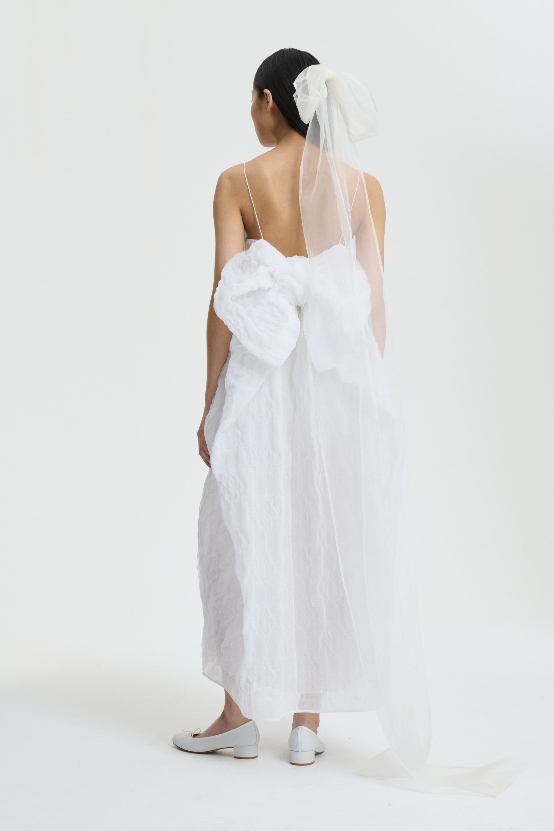 SUN | VEIL ORGANZA OPTIC WHITE BRIDAL