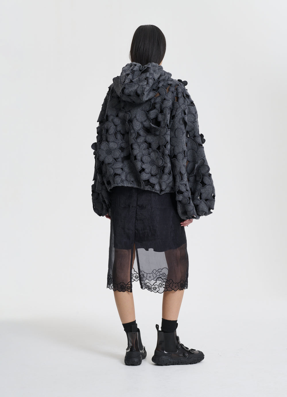BOLETTE | JACKET BELLIS EMBROIDERY GREY