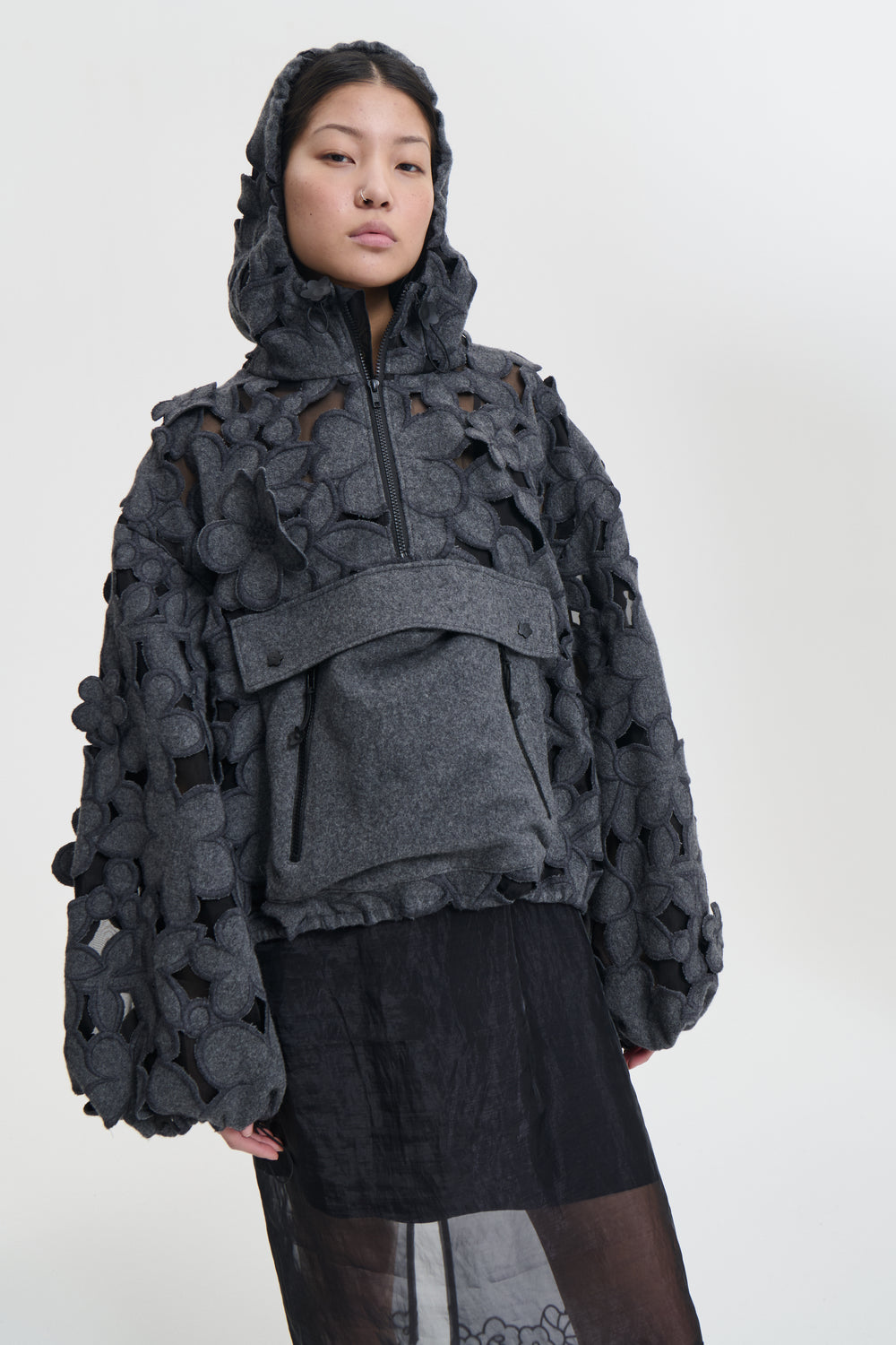 BOLETTE | JACKET BELLIS EMBROIDERY GREY