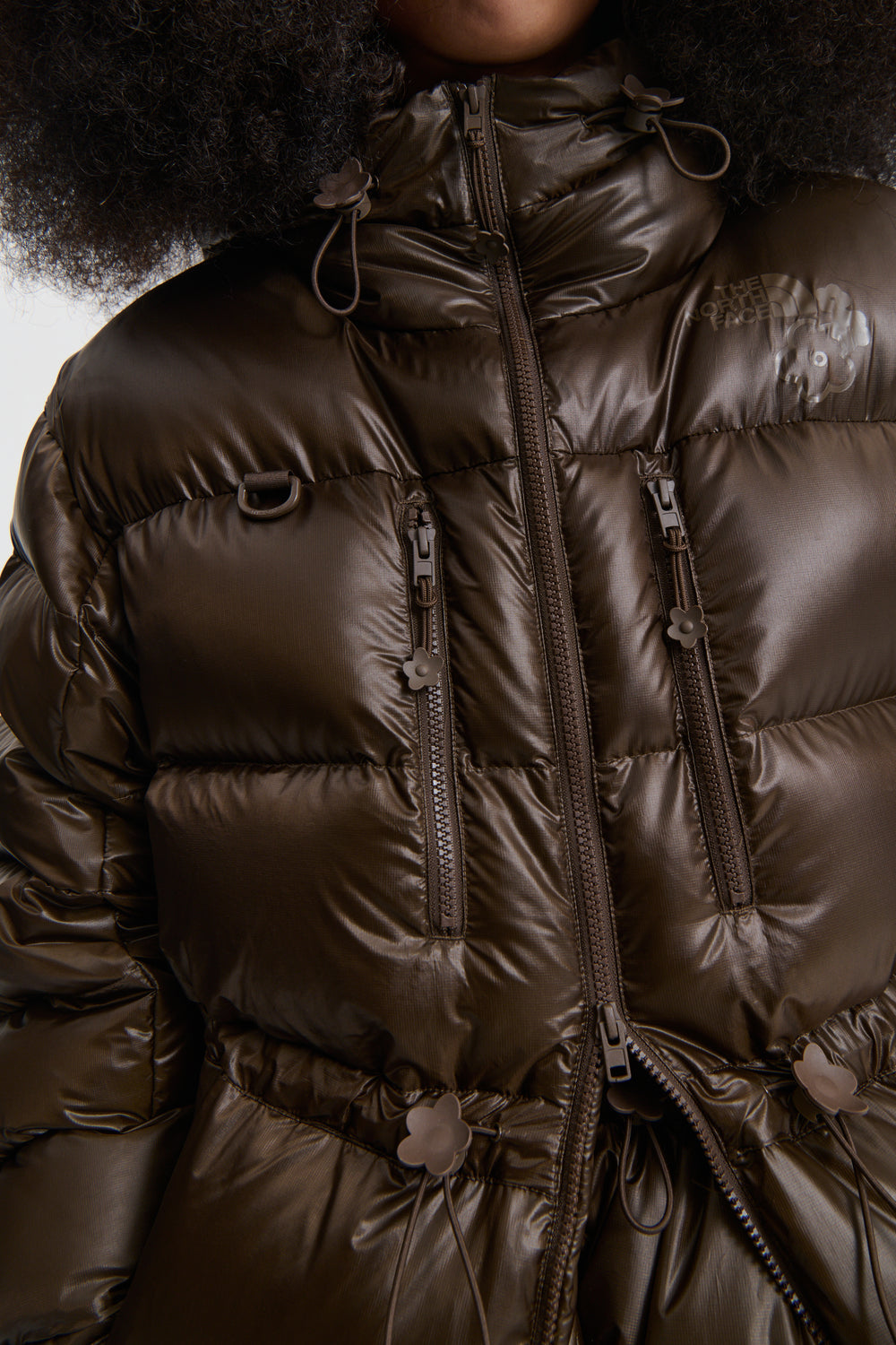 THE NORTH FACE X CECILIE BAHNSEN MEGI HIMALAYAN PARKA | SOIL BROWN