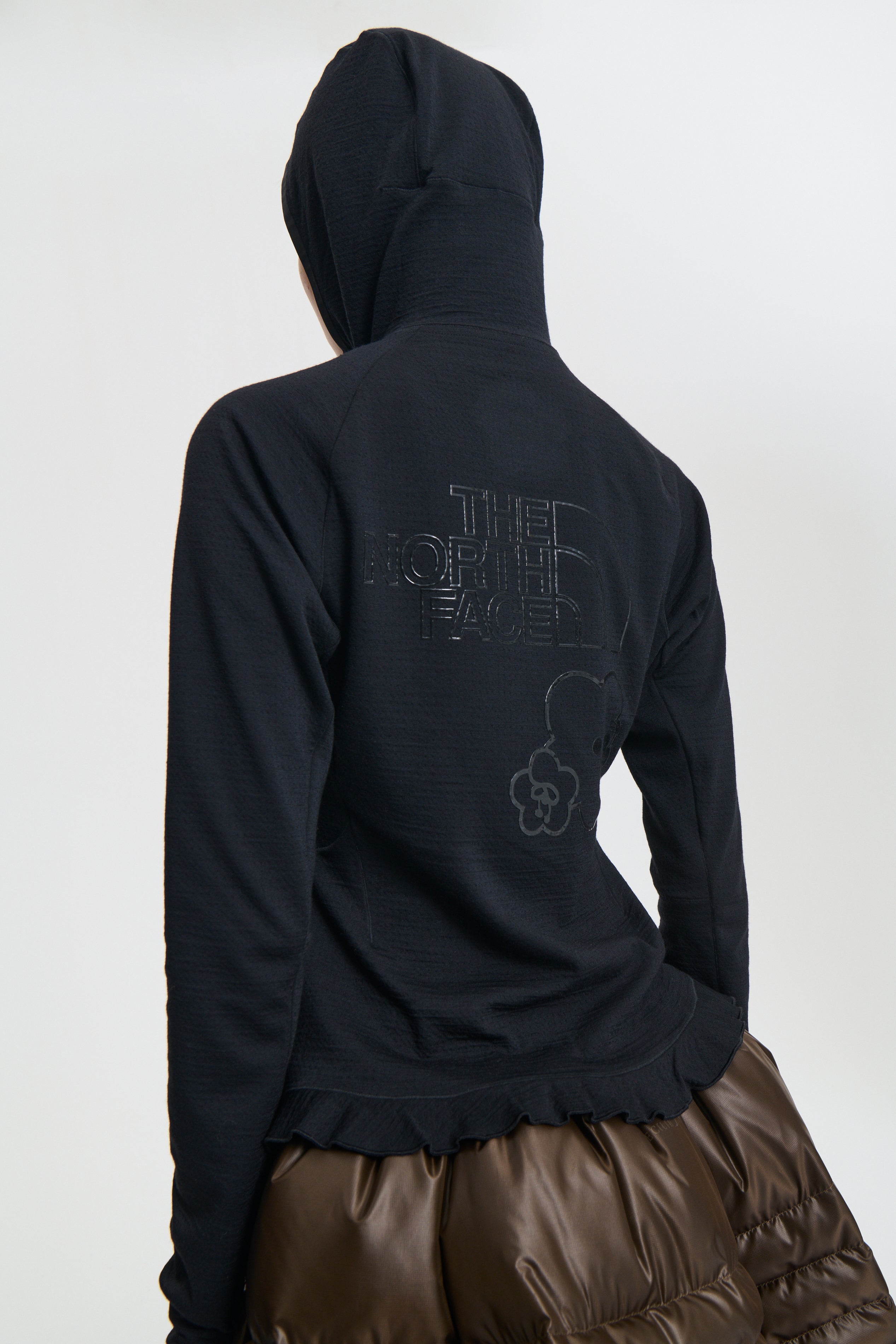 THE NORTH FACE X CECILIE BAHNSEN SYMONE DOTKNIT TOP | BLACK