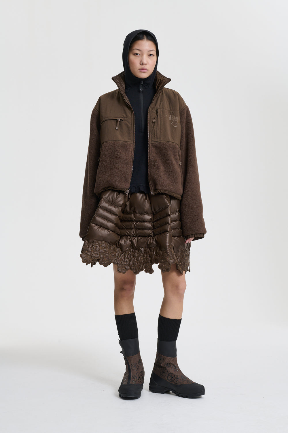 THE NORTH FACE X CECILIE BAHNSEN LEA 1995 DENALI FLEECE | SOIL BROWN