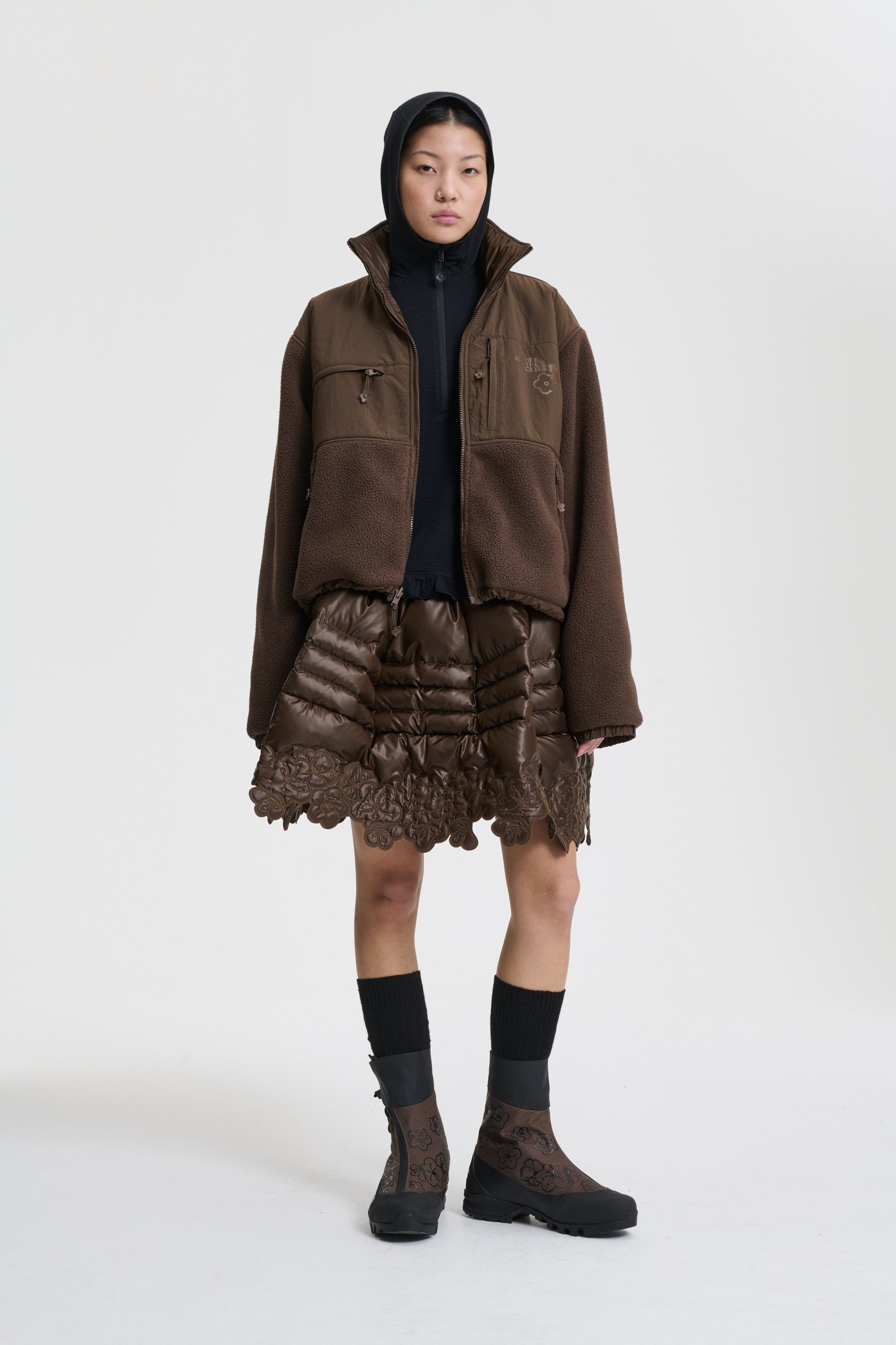 THE NORTH FACE X CECILIE BAHNSEN LEA 1995 DENALI FLEECE JACKET | SOIL