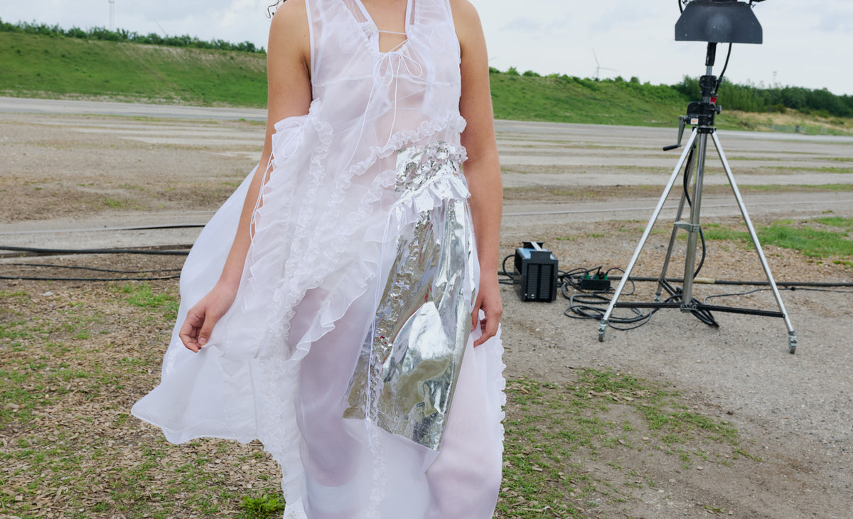 OPAL | DRESS SILK ORGANZA WHITE - LOOK 9 Cecilie Bahnsen OPAL | DRESS SILK ORGANZA WHITE - LOOK 9 Cecilie Bahnsen