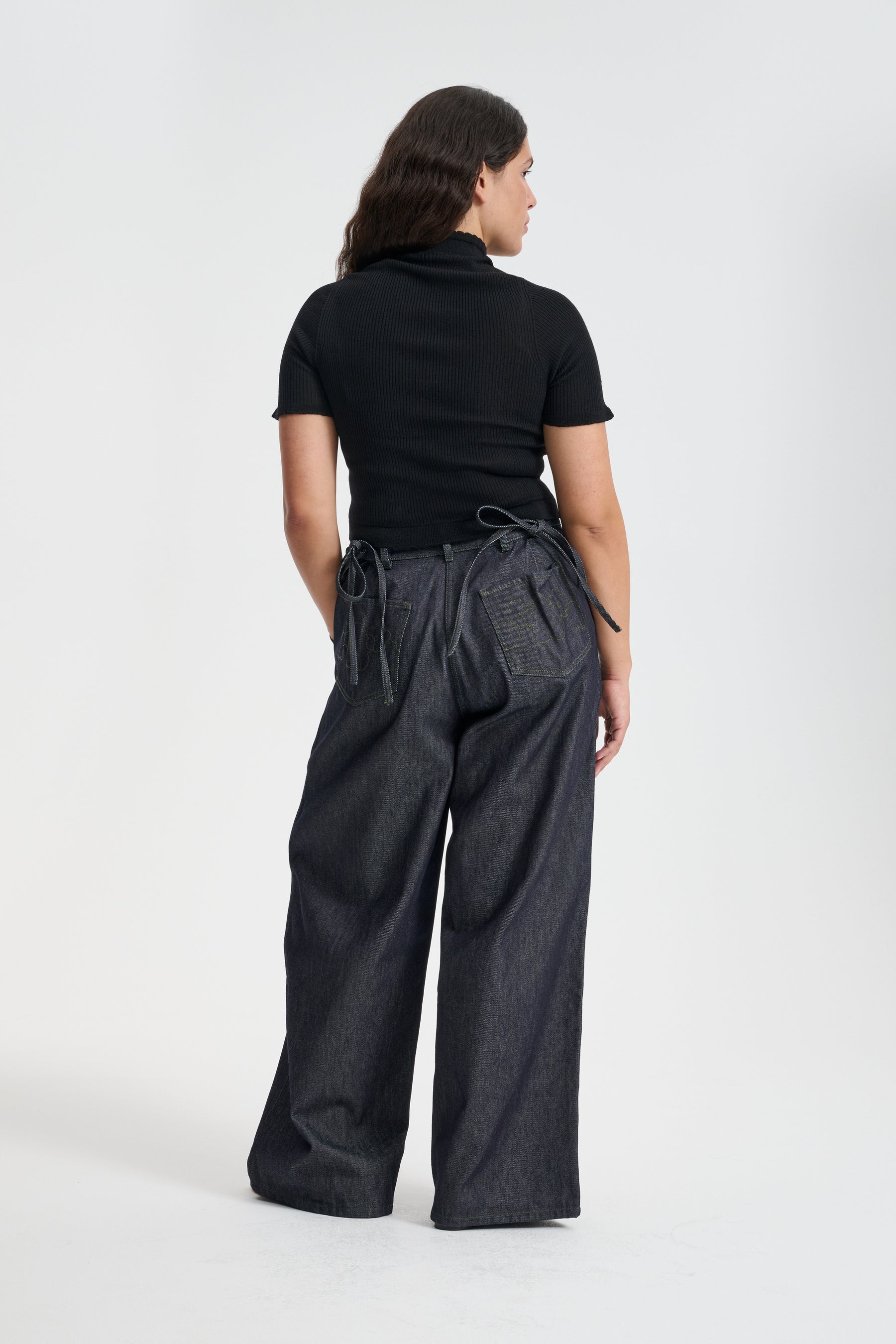 【Cecilie Bahnsen】BEN TOP ONYX | TOP RECYCLED TAFFETA WHITE