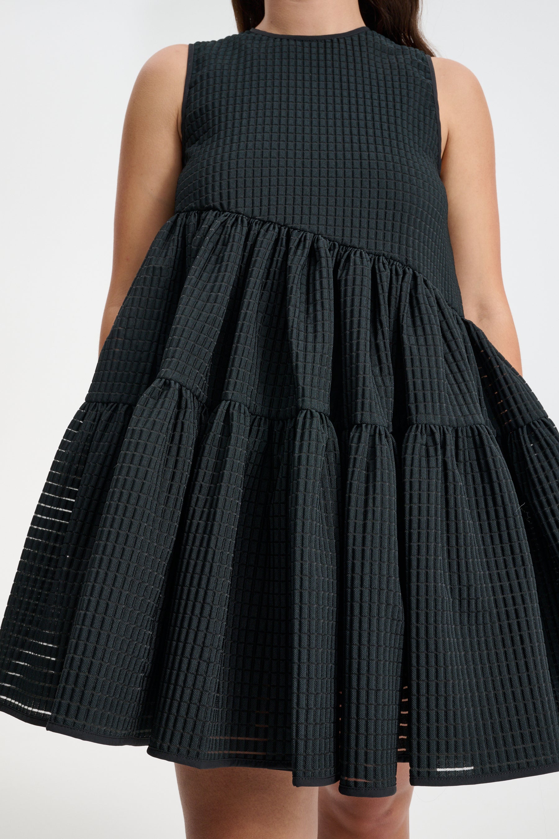 FAE　Cecilie Bahnsen Hilda Dress ブラック ABIGAIL | DRESS MIKU JACQUARD BLACK