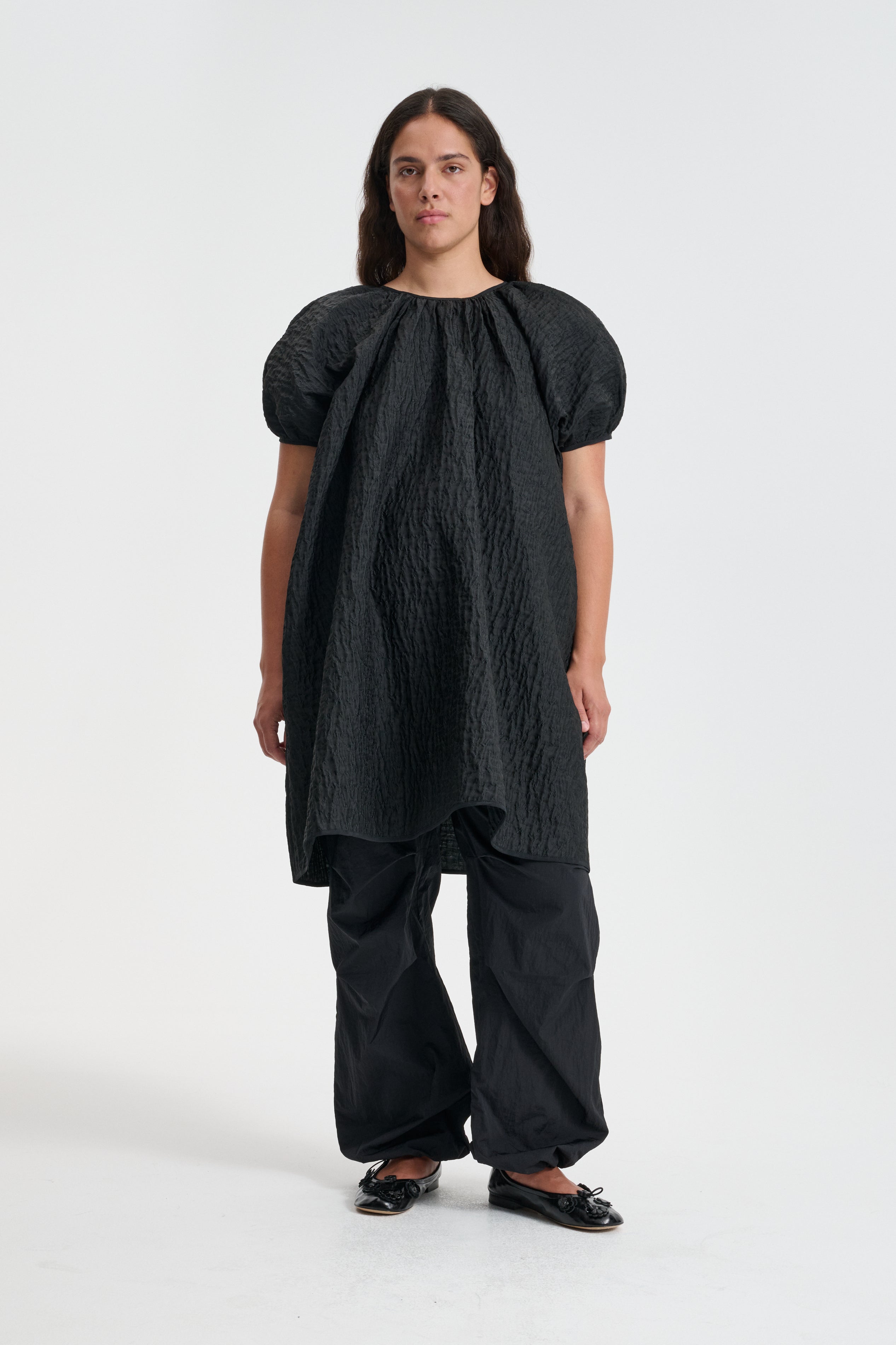 【関税込み】Cecilie Bahnsen ブラウン Vilde トップス VILDE | T-SHIRT JERSEY BROWN