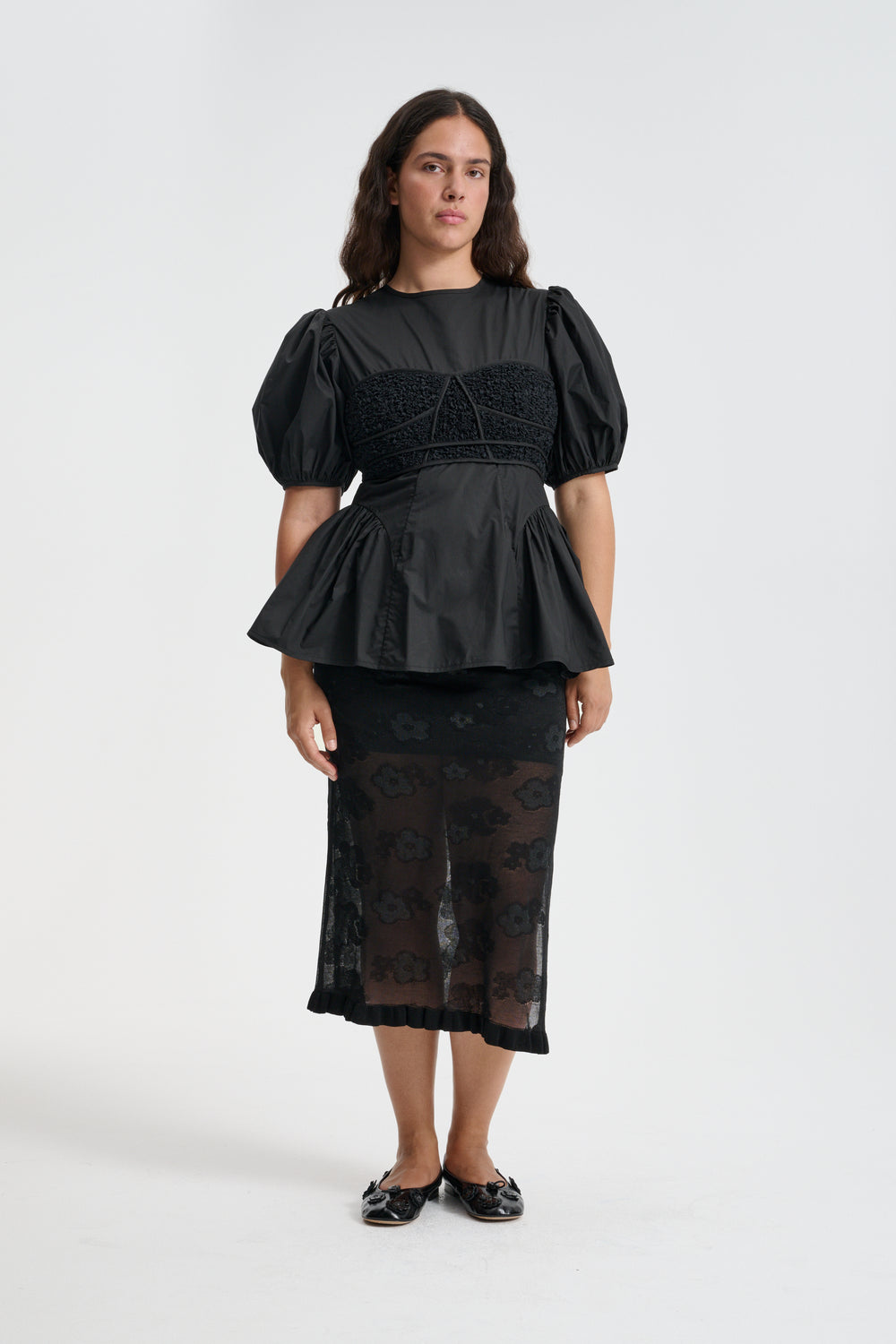 CONNER | TOP COTTON BLACK