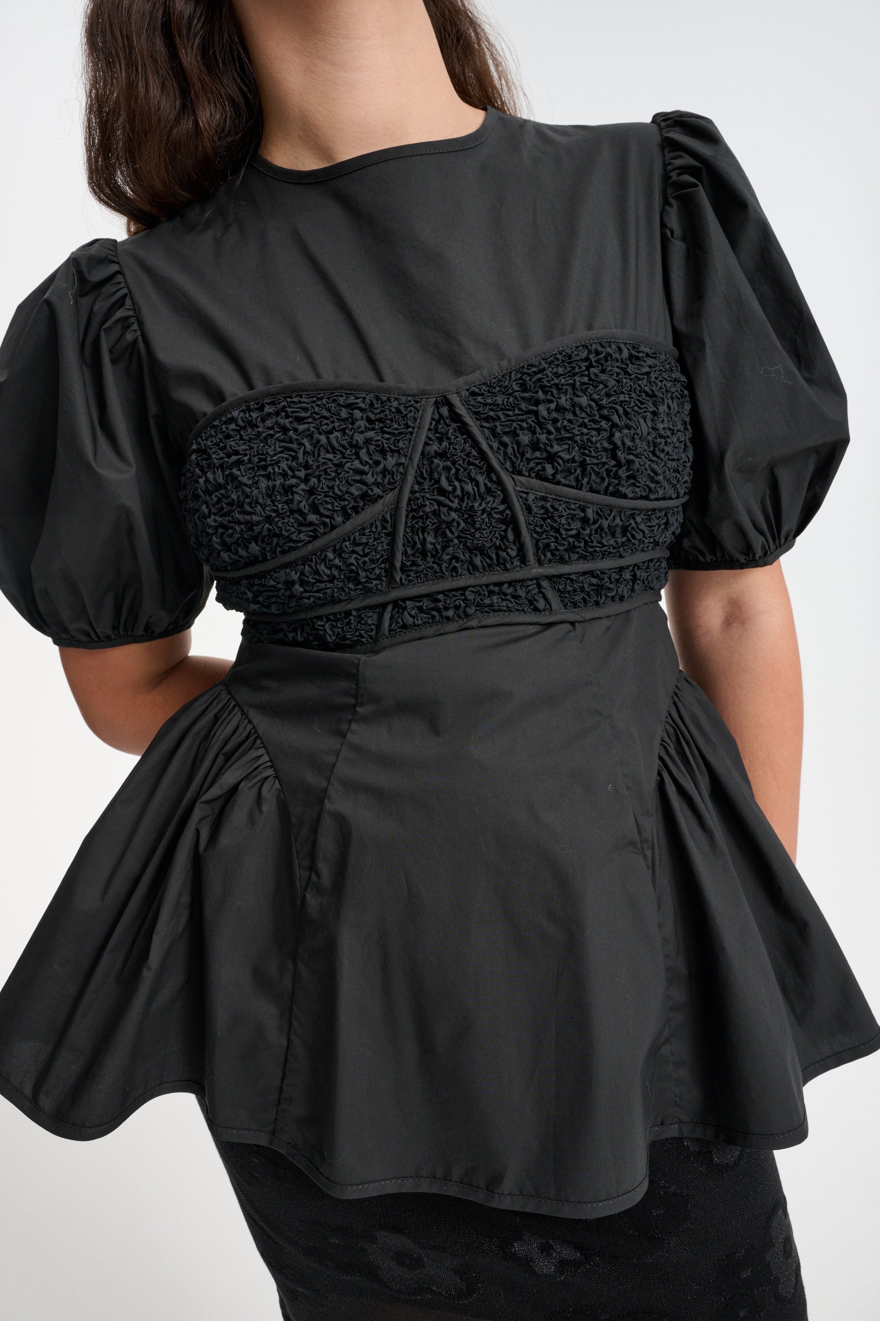 CONNER | TOP COTTON BLACK