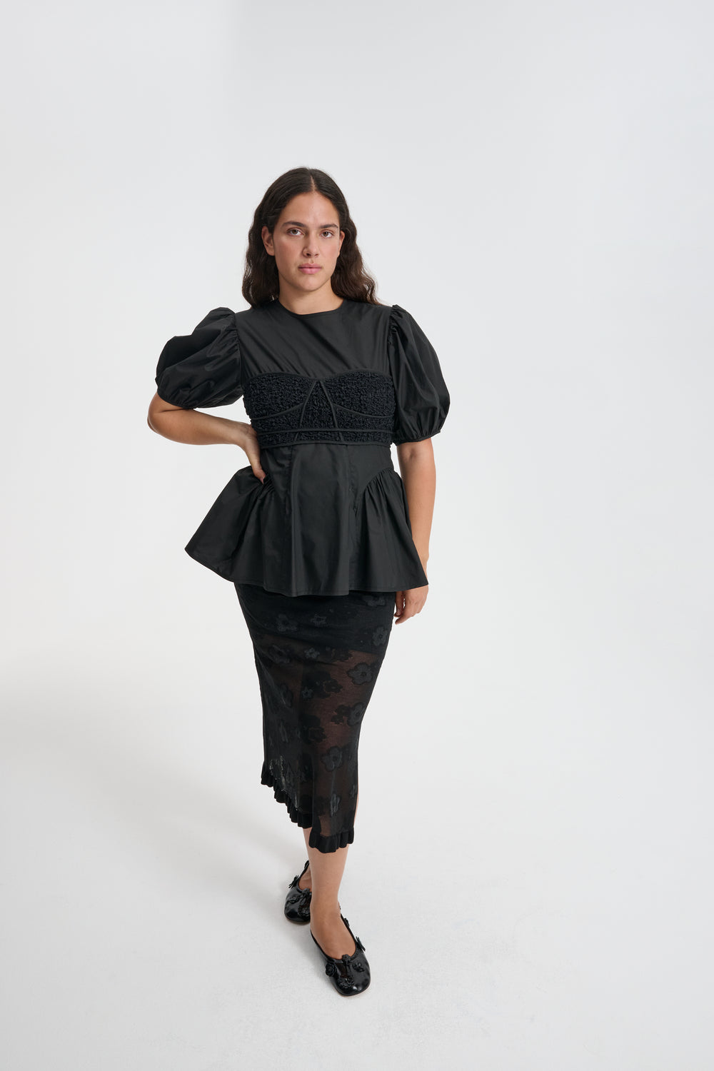 CONNER | TOP COTTON BLACK