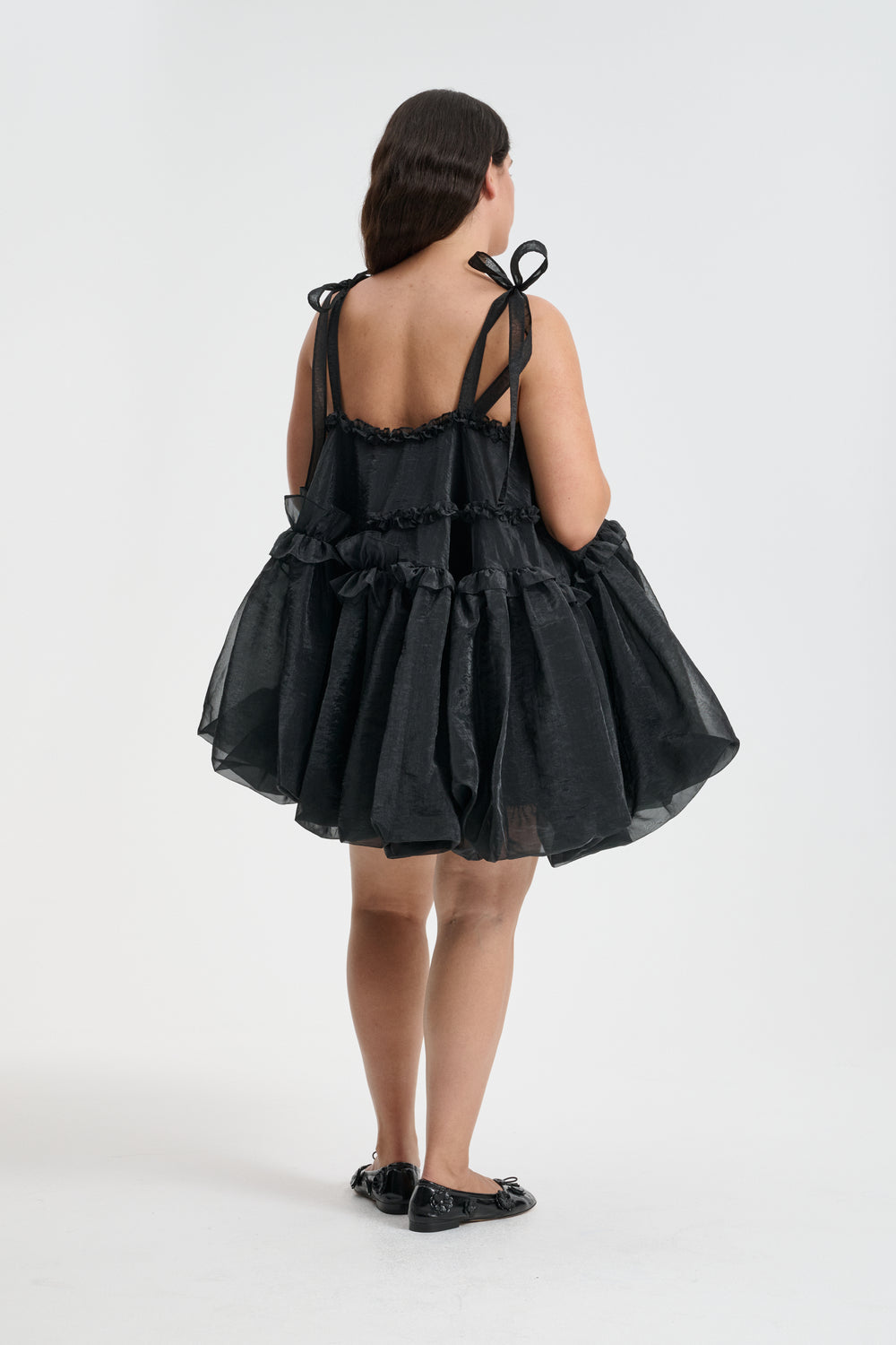 CRISTINA | DRESS LIQUID MYRTIA BLACK