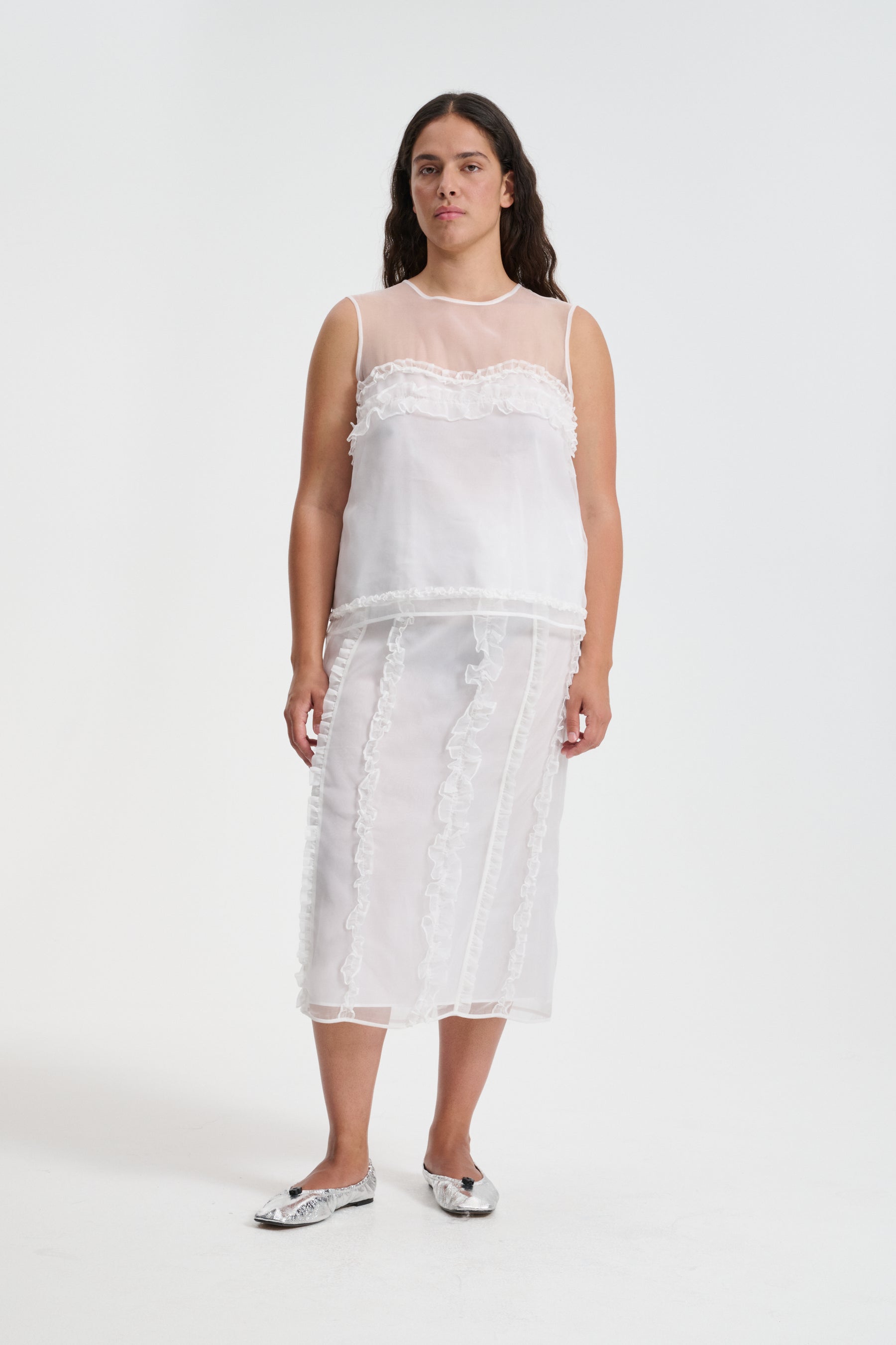 OCEAN | SKIRT ORGANZA WHITE NONA
