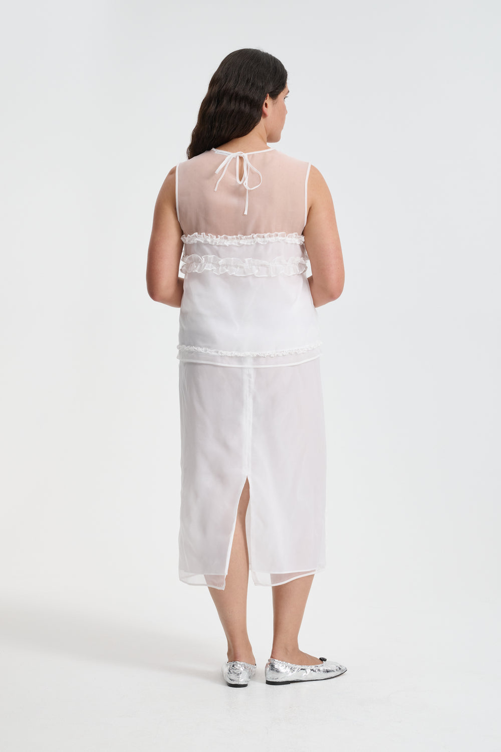 OCEAN | SKIRT ORGANZA WHITE NONA