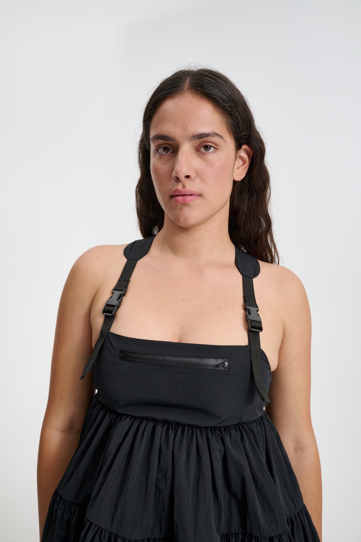 Cecilie Bahnsen Black Dress - Pf25 - Bailey | Dress Recycled Taffeta Black
