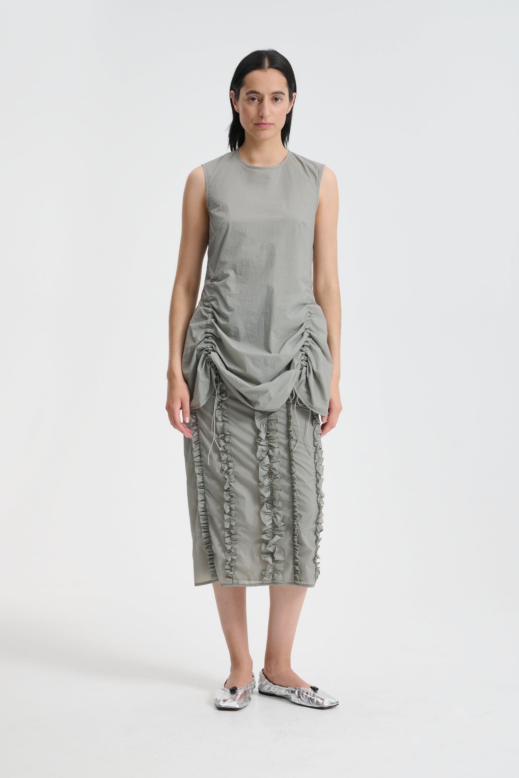 OCEAN | SKIRT SHEER RIPSTOP GREY NONA