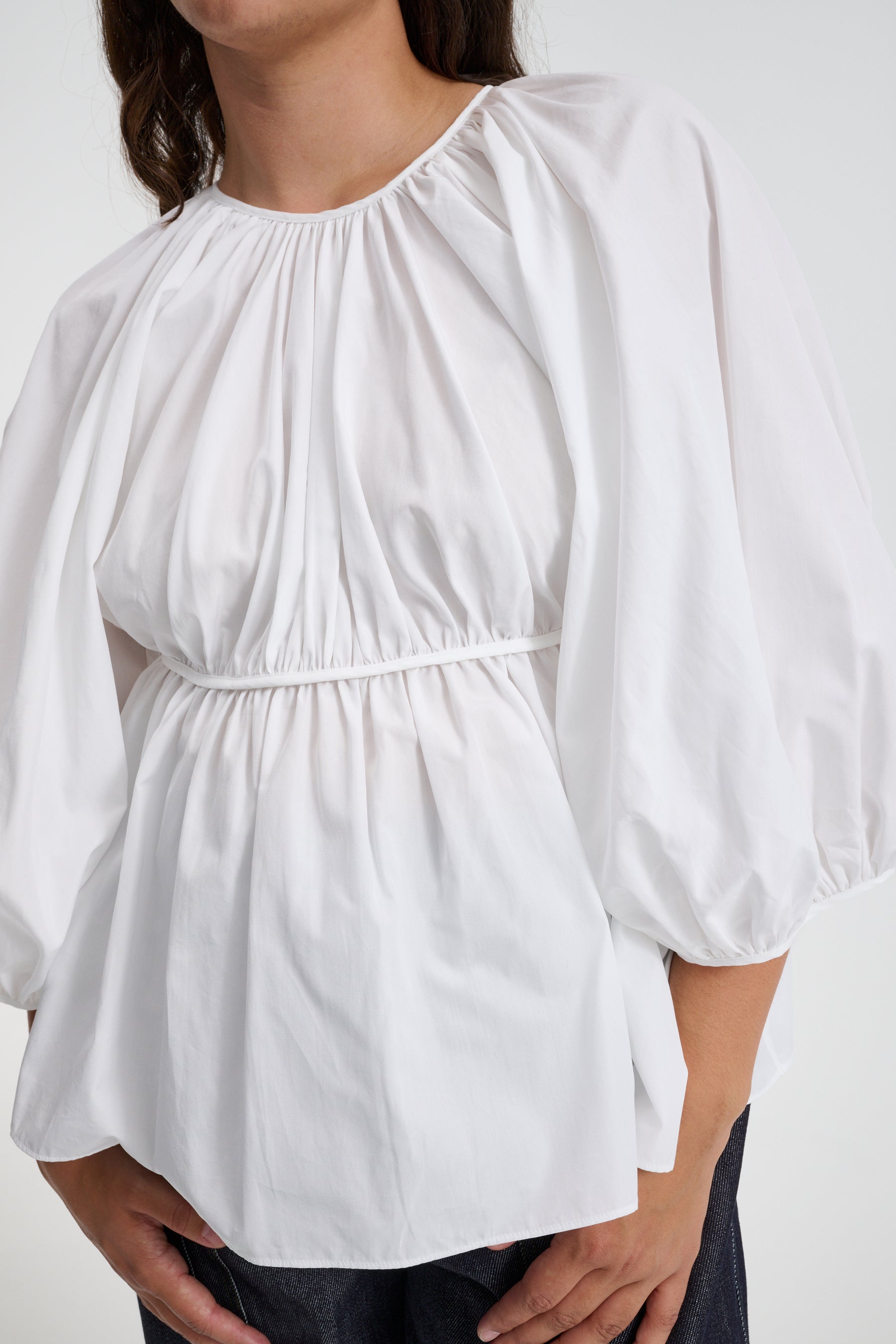 AMO | TOP COTTON WHITE