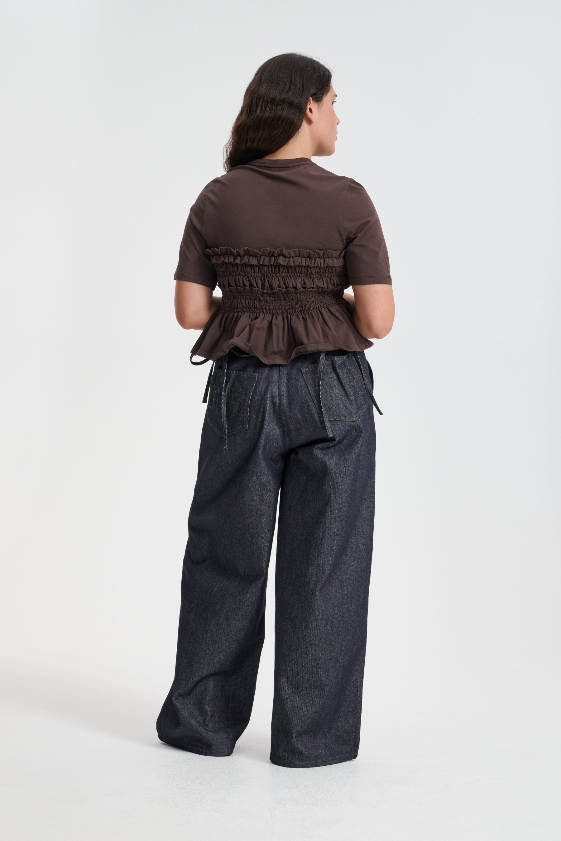 【Cecilie Bahnsen】Vilde ビスチェ レイヤード Tシャツ Vilde T-Shirt – La Garçonne