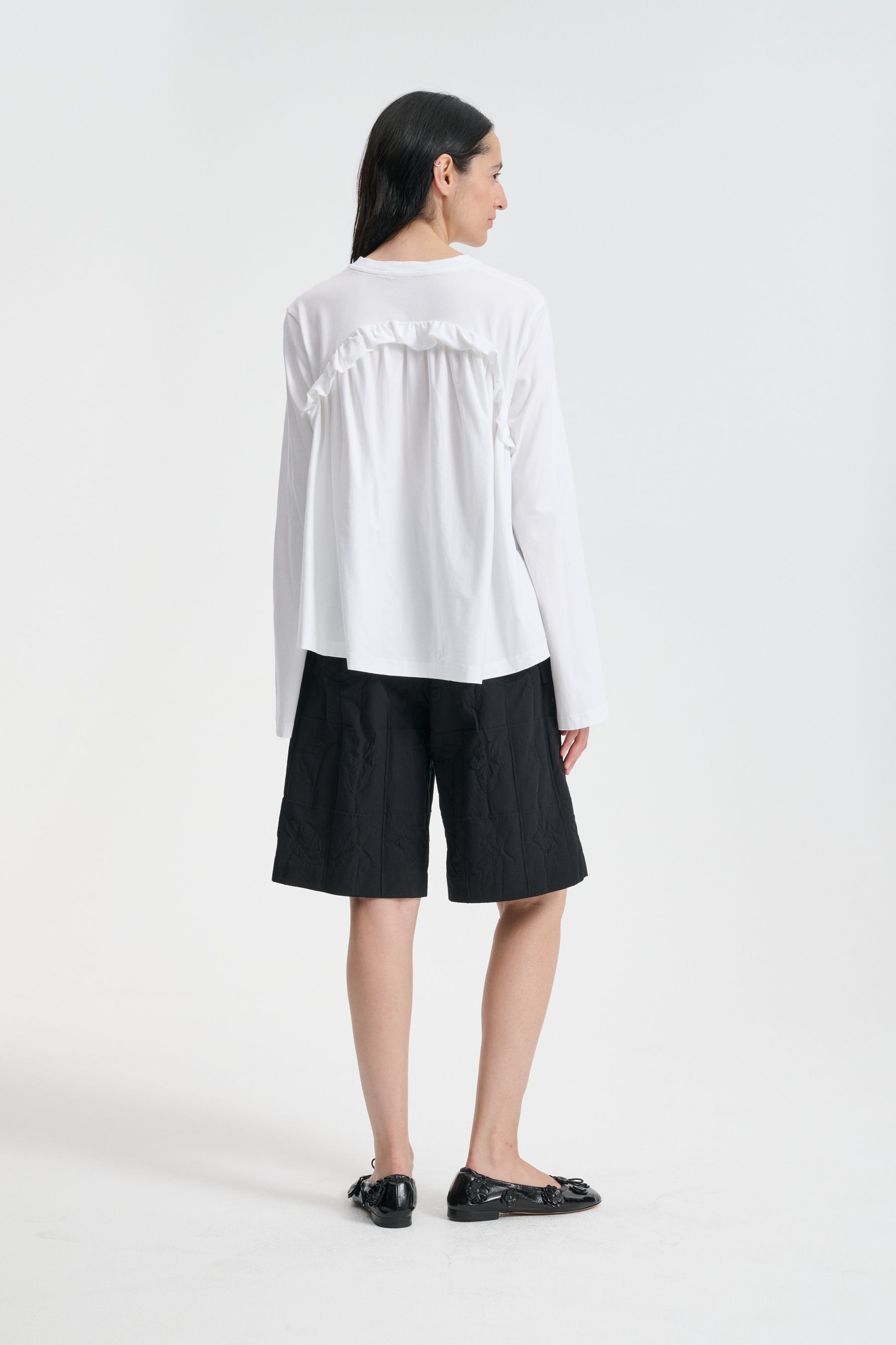 Cecilie Bahnsen アルヴァTシャツ ALVA | T-SHIRT JERSEY WHITE