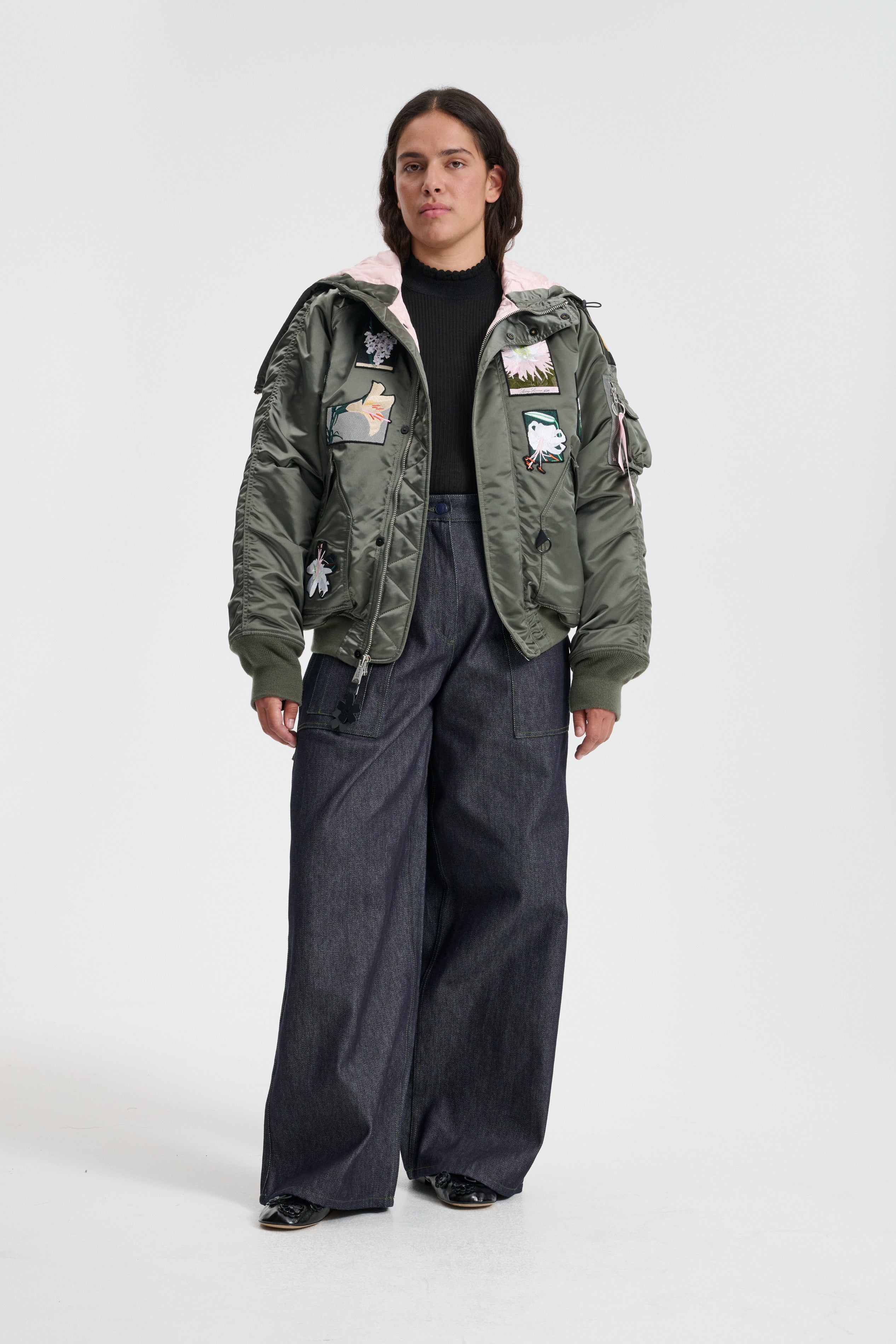 ALPHA X CB N-2B | PATCH OS NYLON VINTAGE GREEN – Cecilie Bahnsen