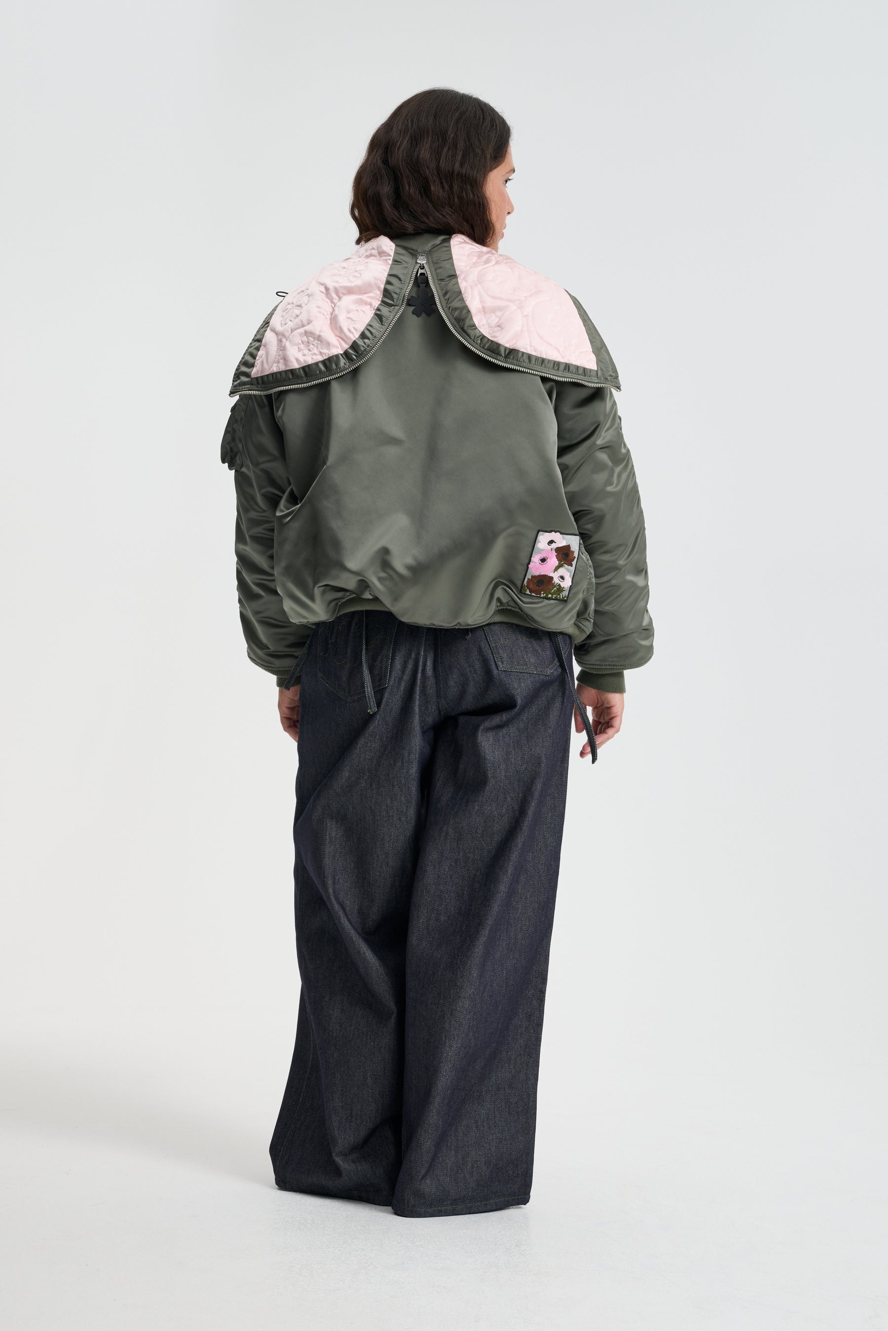 ALPHA X CB N-2B | PATCH OS NYLON VINTAGE GREEN