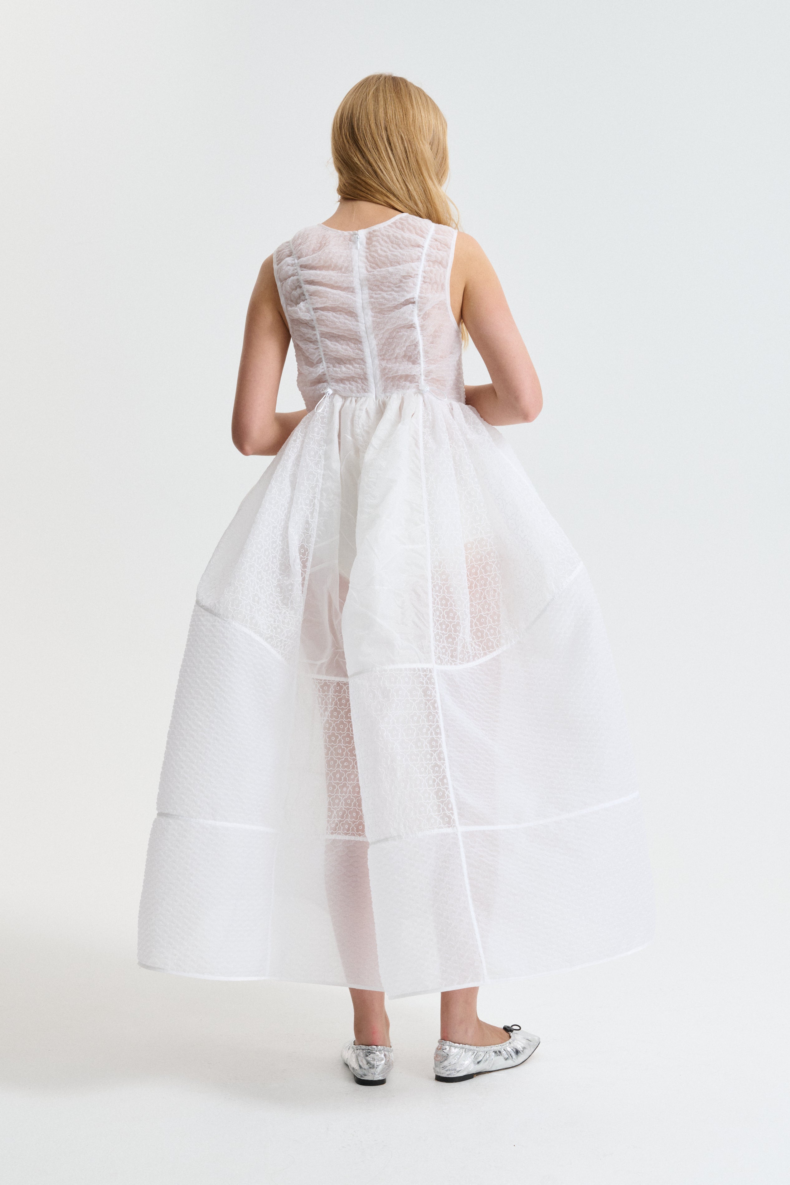 CBDUANA | DRESS PATCHWORK WHITE