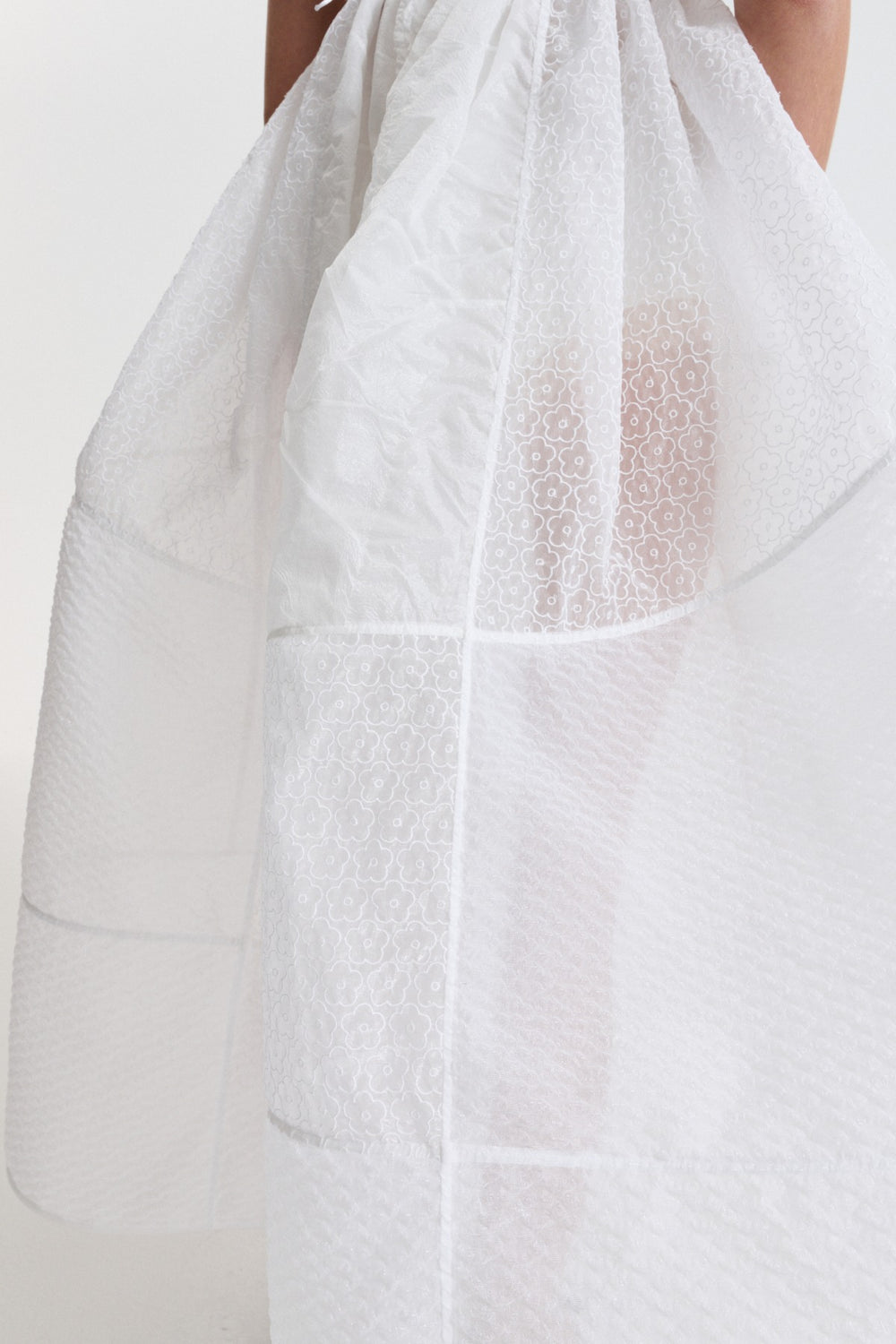 CBDUANA | DRESS PATCHWORK WHITE