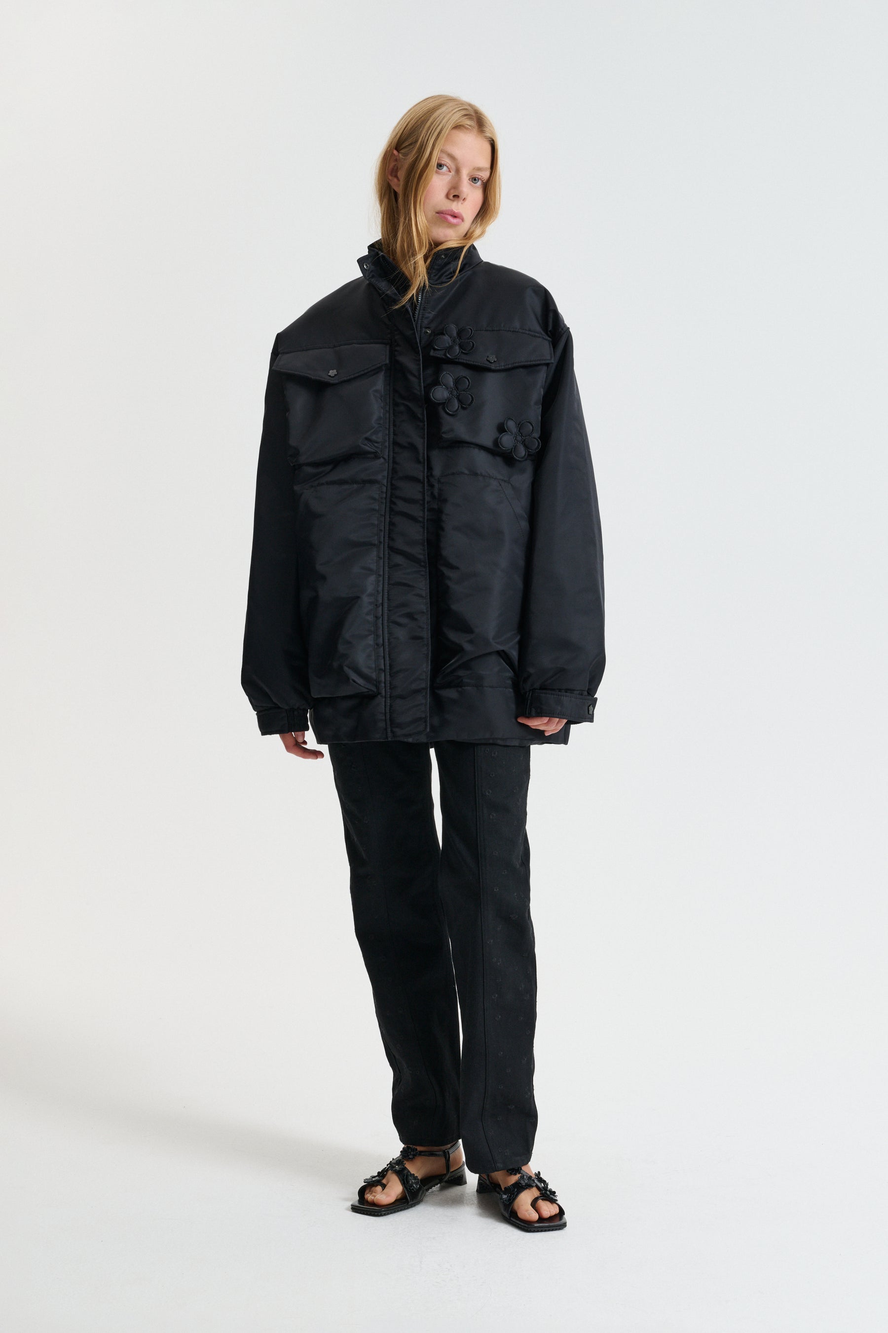 BRIANNA | JACKET NYLON BLACK