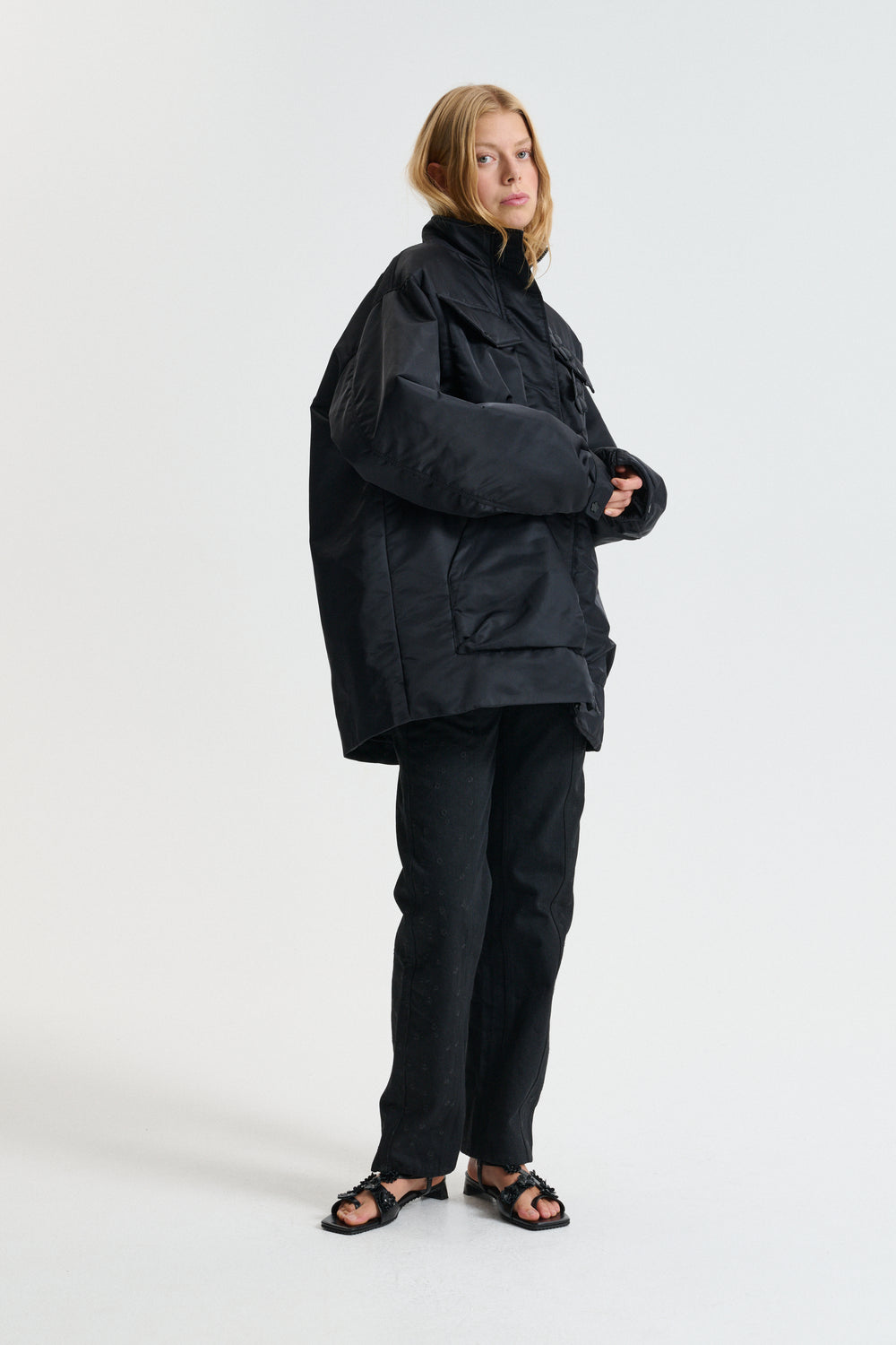 BRIANNA | JACKET NYLON BLACK